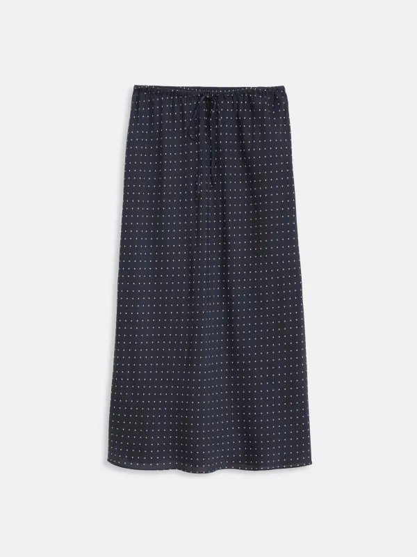 Amelia Polka Dot Skirt In Silk sold by Alex Mill