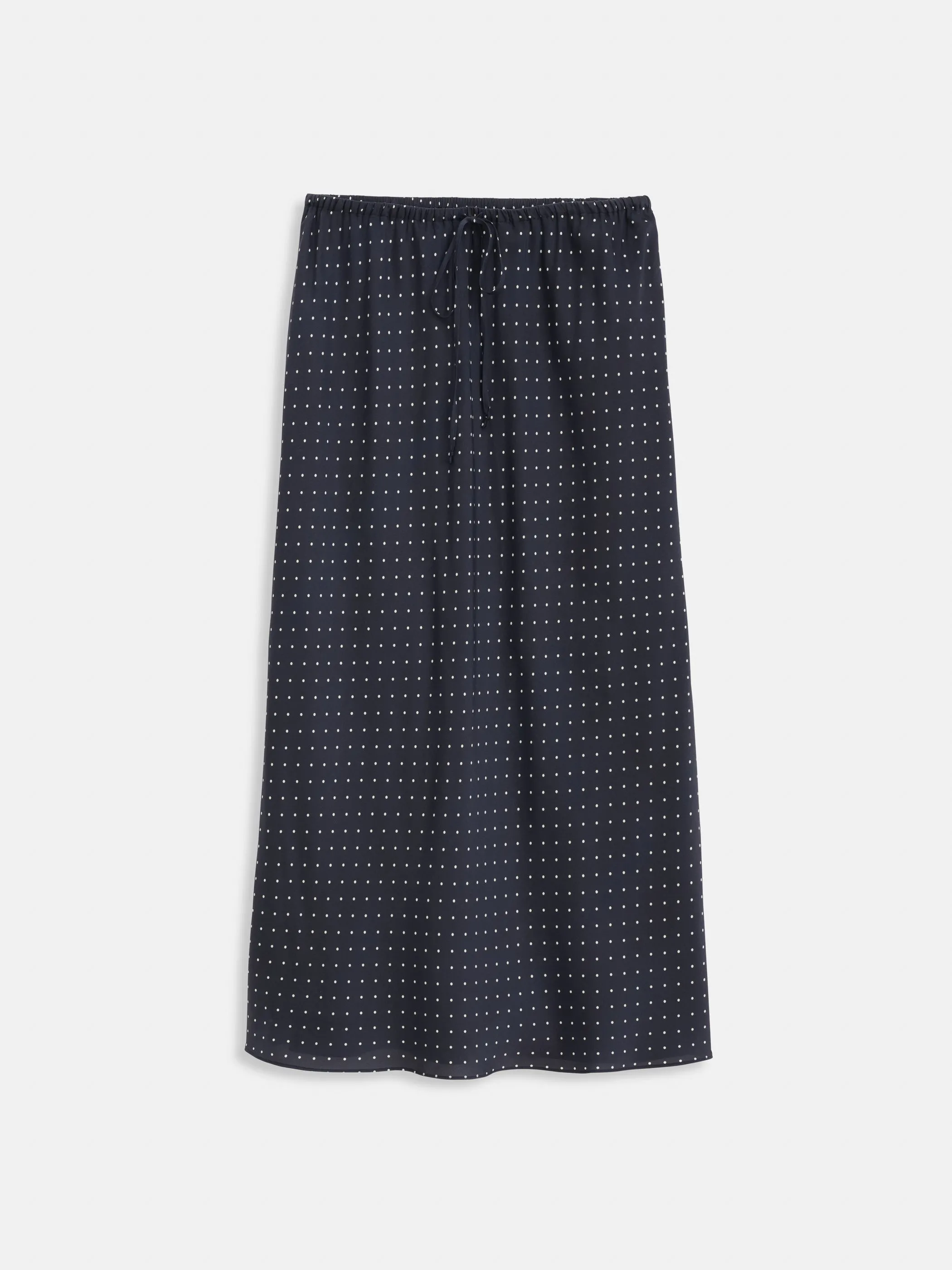 Amelia Polka Dot Skirt In Silk sold by Alex Mill