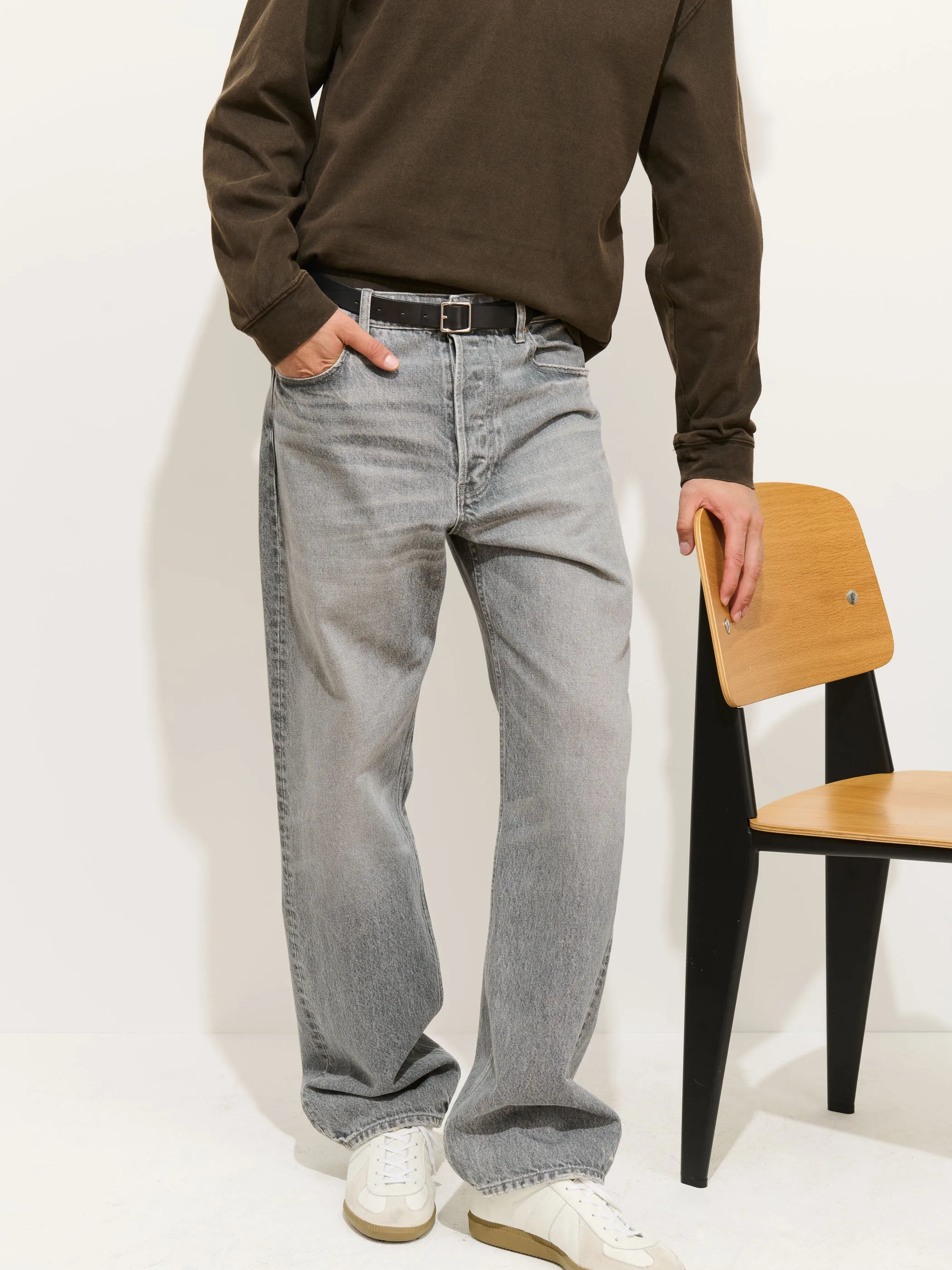 AM Relaxed Straight 5 Pocket Jean sold by Alex Mill product image thumbnail 4