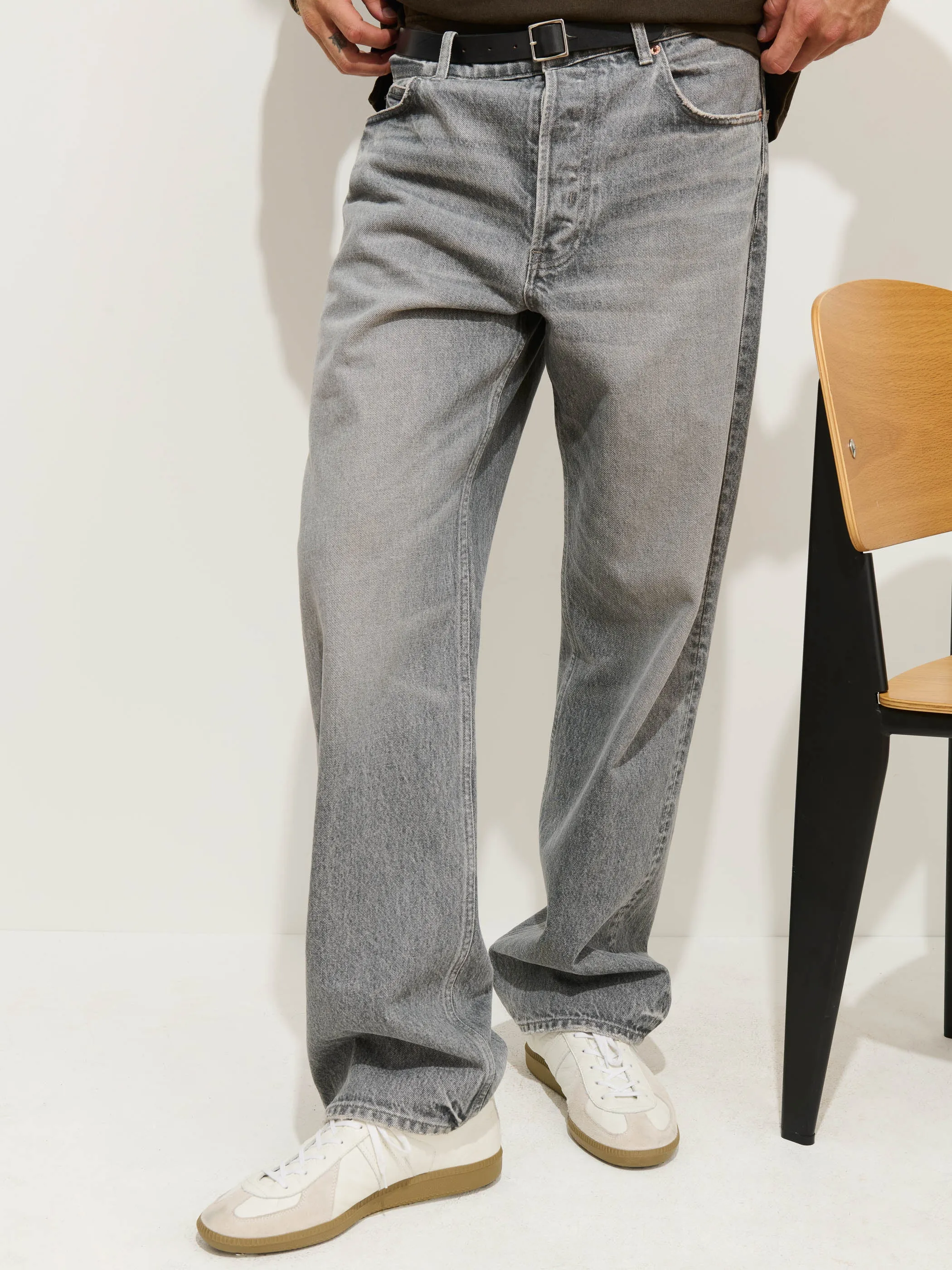 AM Relaxed Straight 5 Pocket Jean sold by Alex Mill product image thumbnail 2