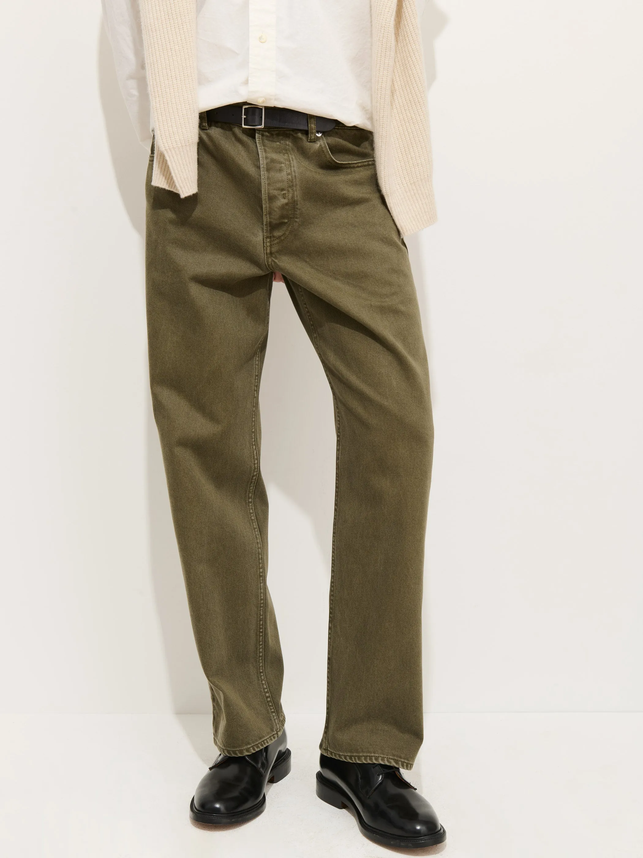 AM Relaxed Straight 5 Pocket Jean sold by Alex Mill product image thumbnail 2