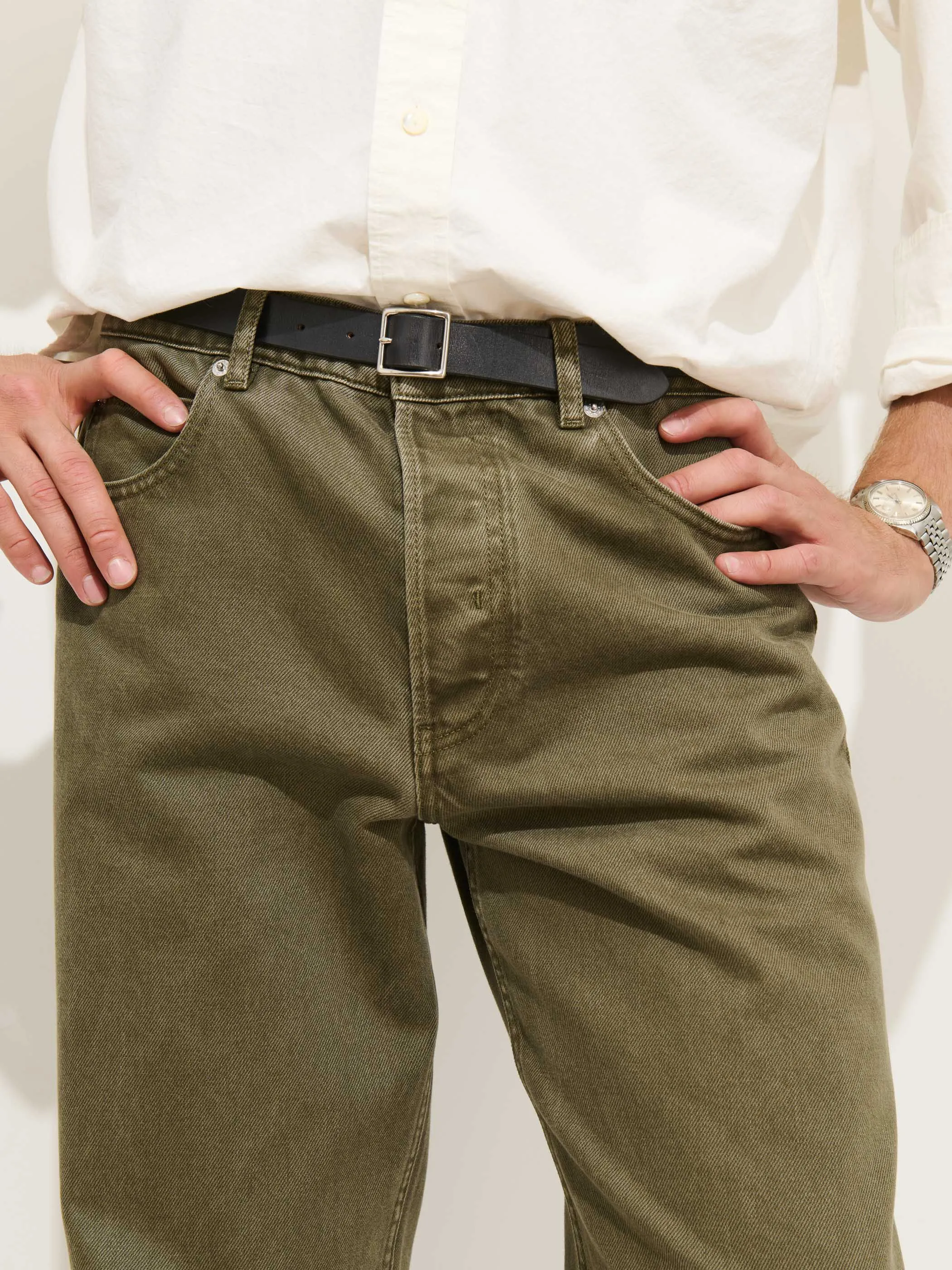 AM Relaxed Straight 5 Pocket Jean sold by Alex Mill product image thumbnail 4