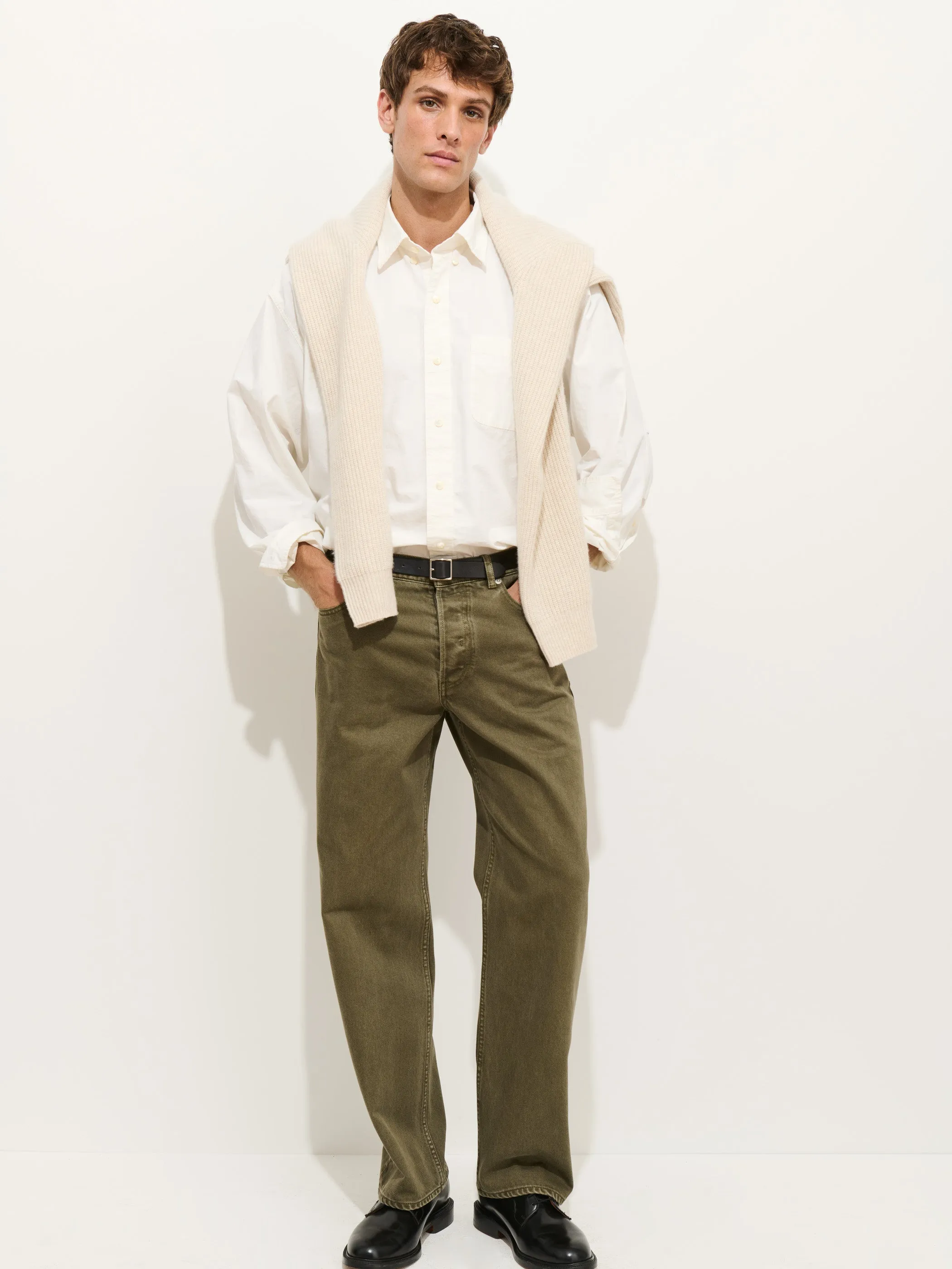 AM Relaxed Straight 5 Pocket Jean sold by Alex Mill product image thumbnail 3