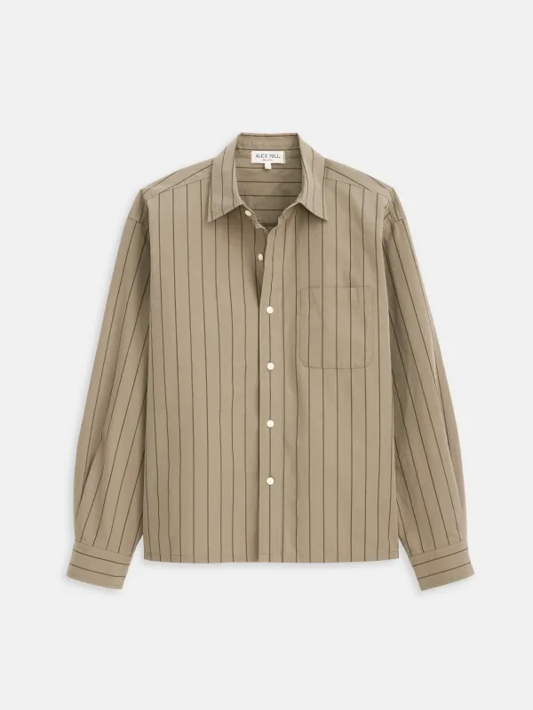 Franklin St Striped Shirt In Cotton sold by Alex Mill