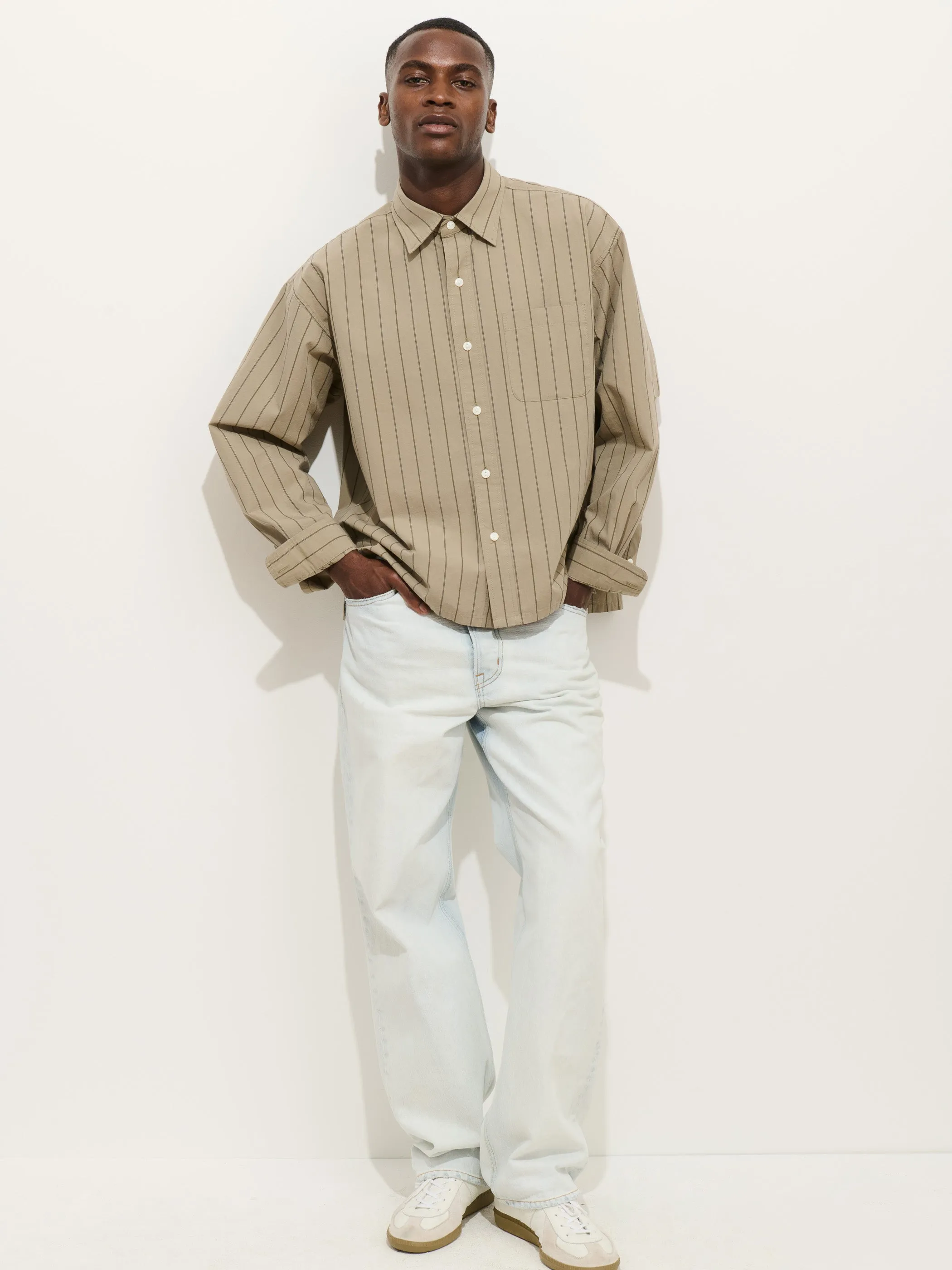 Franklin St Striped Shirt In Cotton sold by Alex Mill product image thumbnail 3