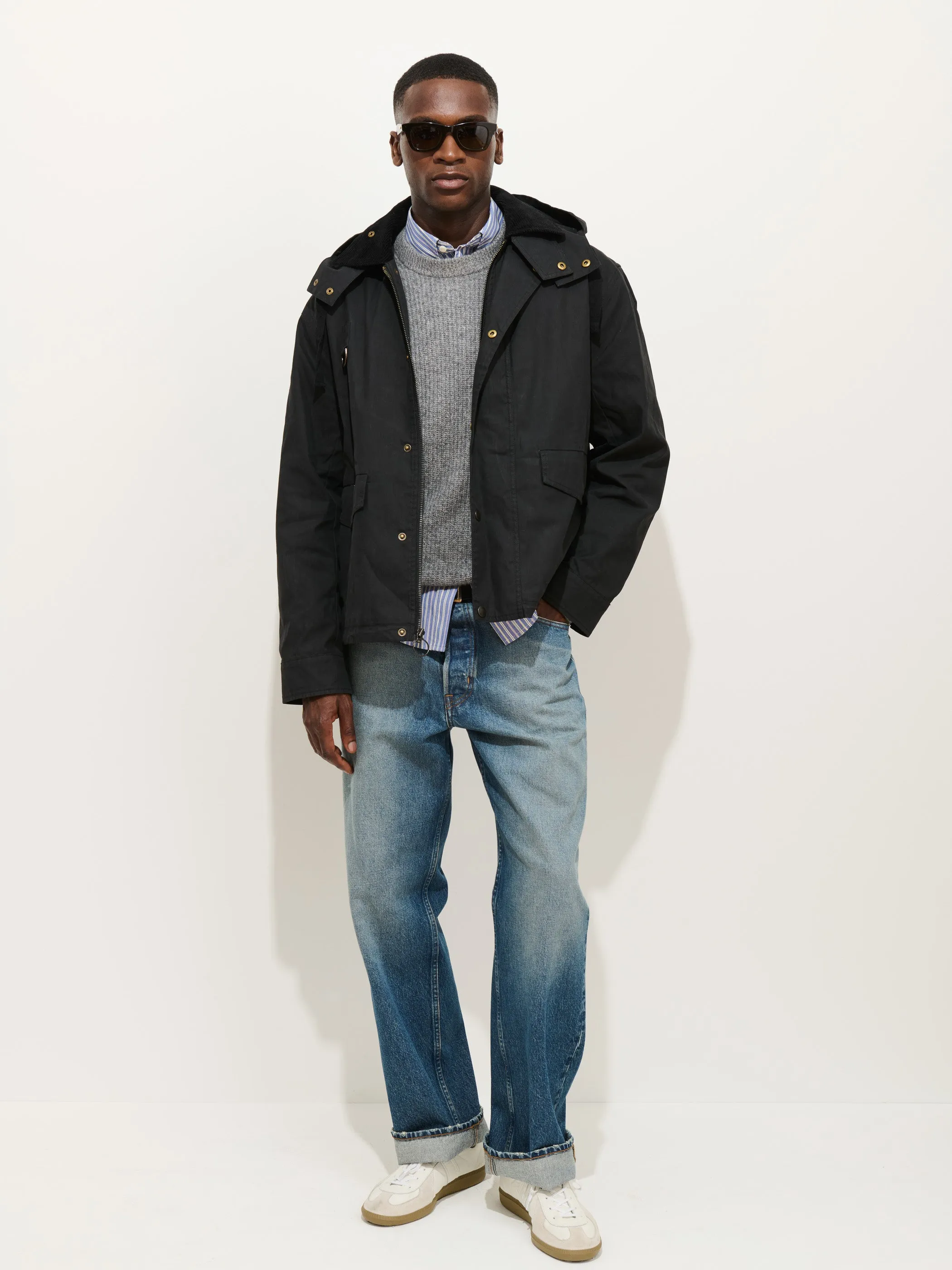 Highland Utility Jacket In Waxed Cotton sold by Alex Mill product image thumbnail 3