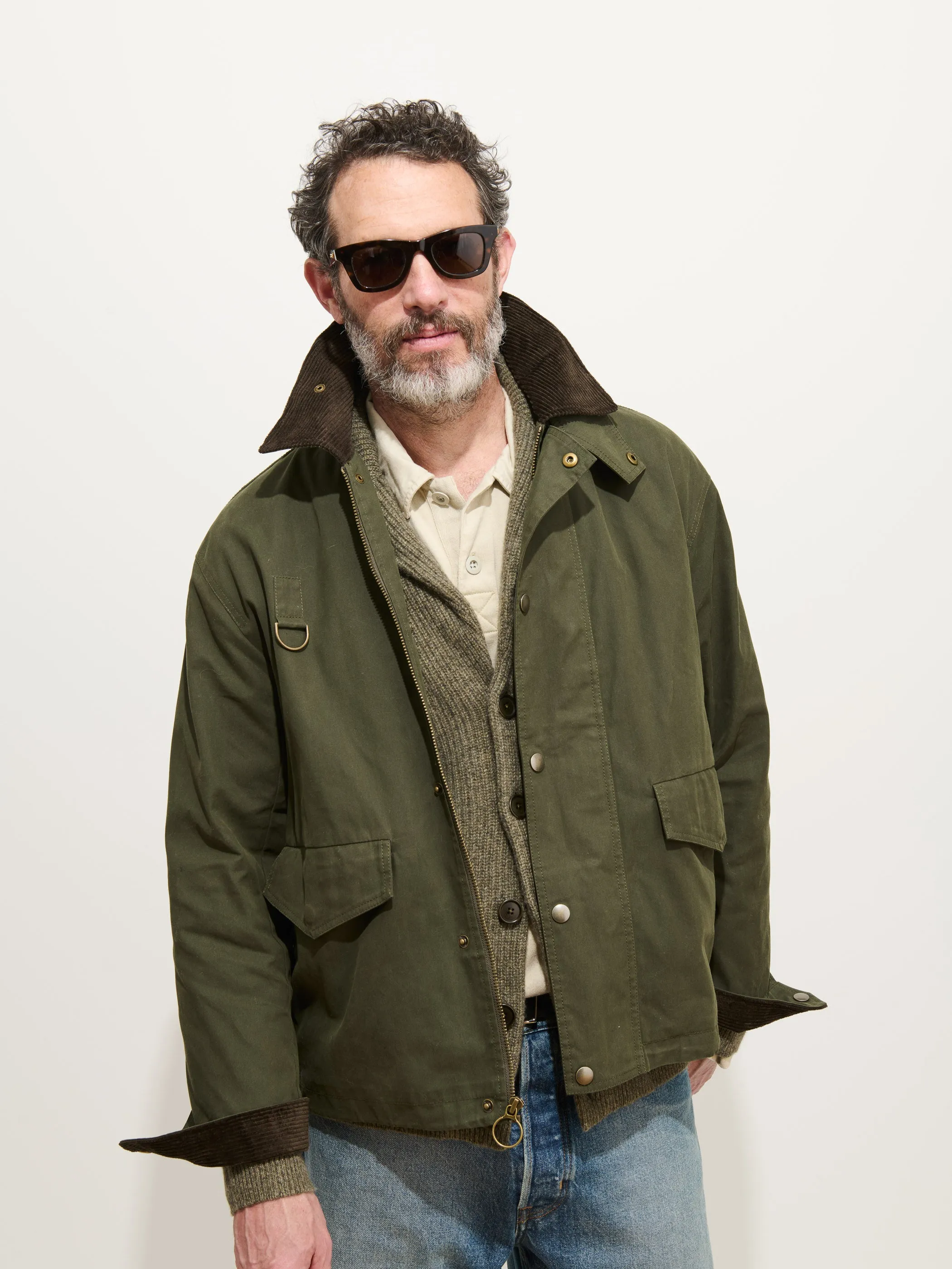 Highland Utility Jacket In Waxed Cotton sold by Alex Mill product image thumbnail 2