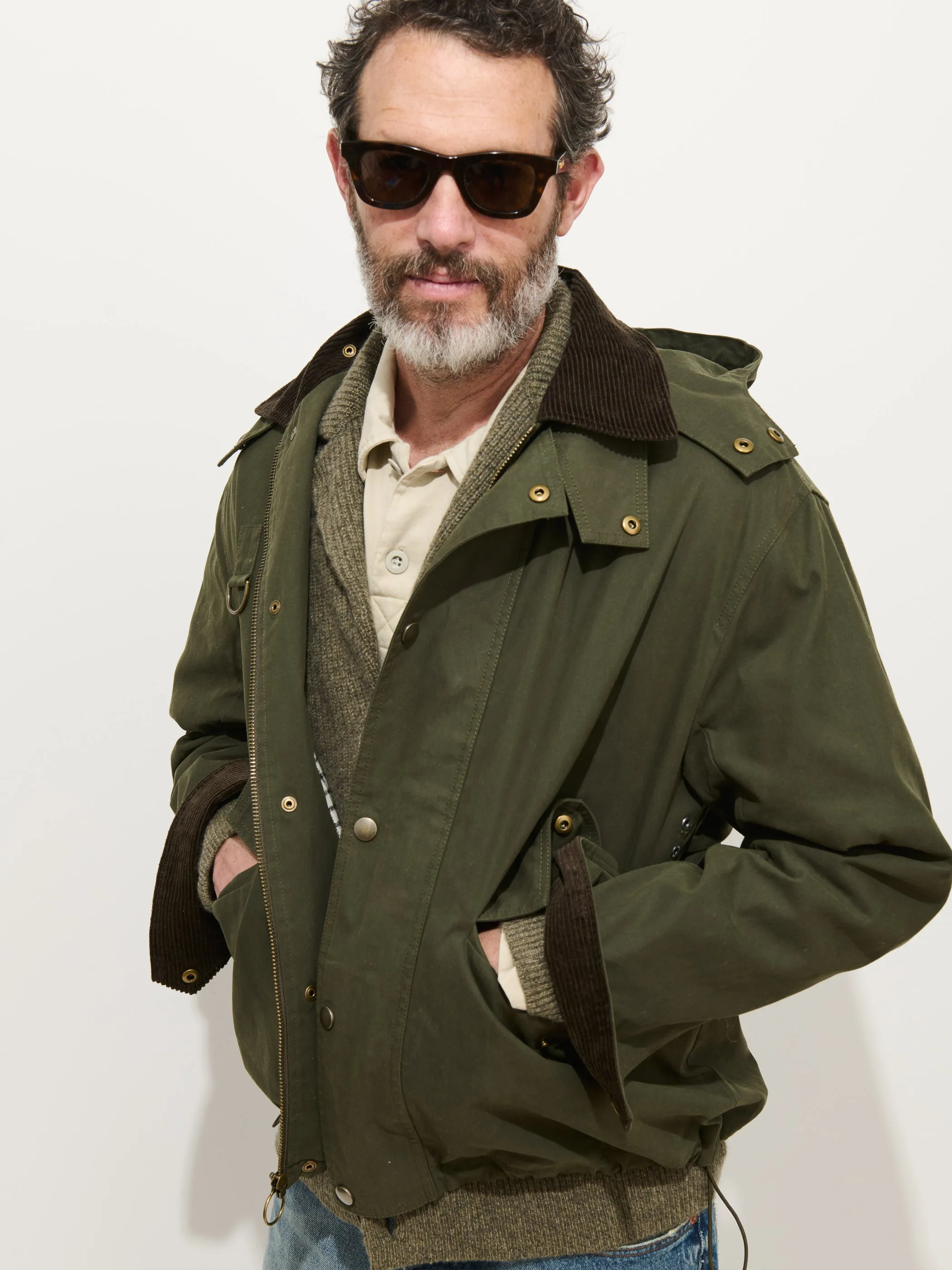 Highland Utility Jacket In Waxed Cotton sold by Alex Mill product image thumbnail 4