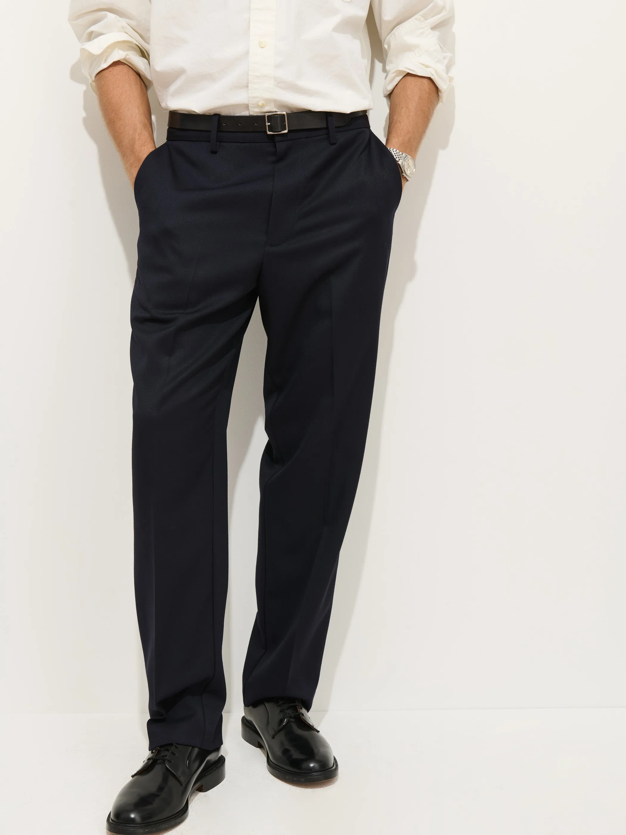 Cooper Trouser In Italian Wool sold by Alex Mill product image thumbnail 2