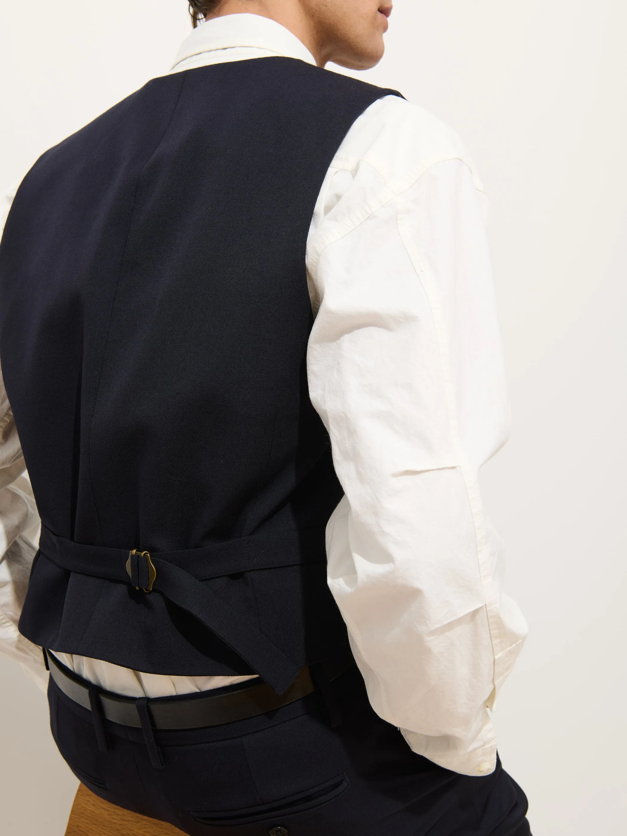 Cooper Vest In Italian Wool sold by Alex Mill product image thumbnail 3