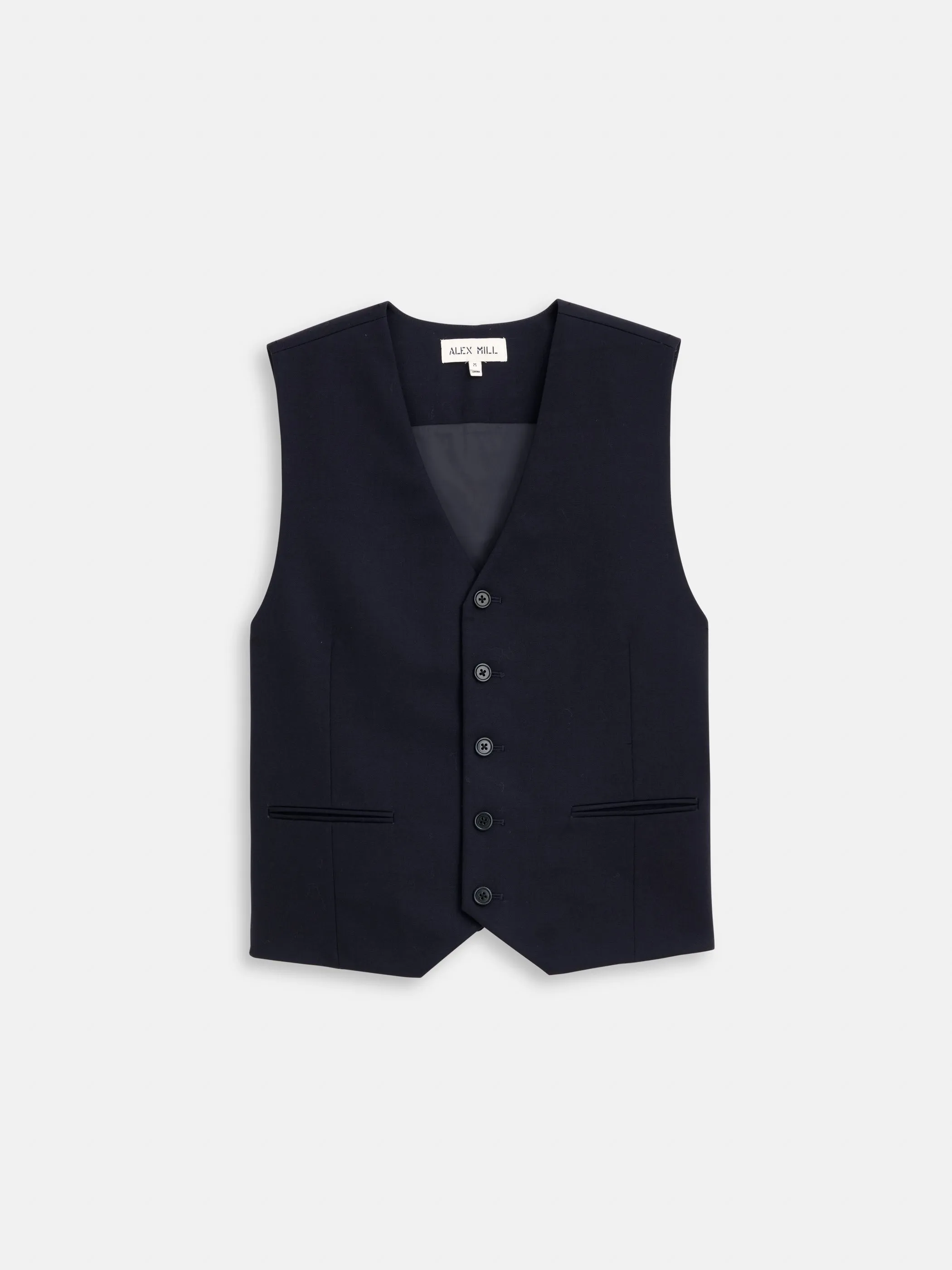 Cooper Vest In Italian Wool sold by Alex Mill