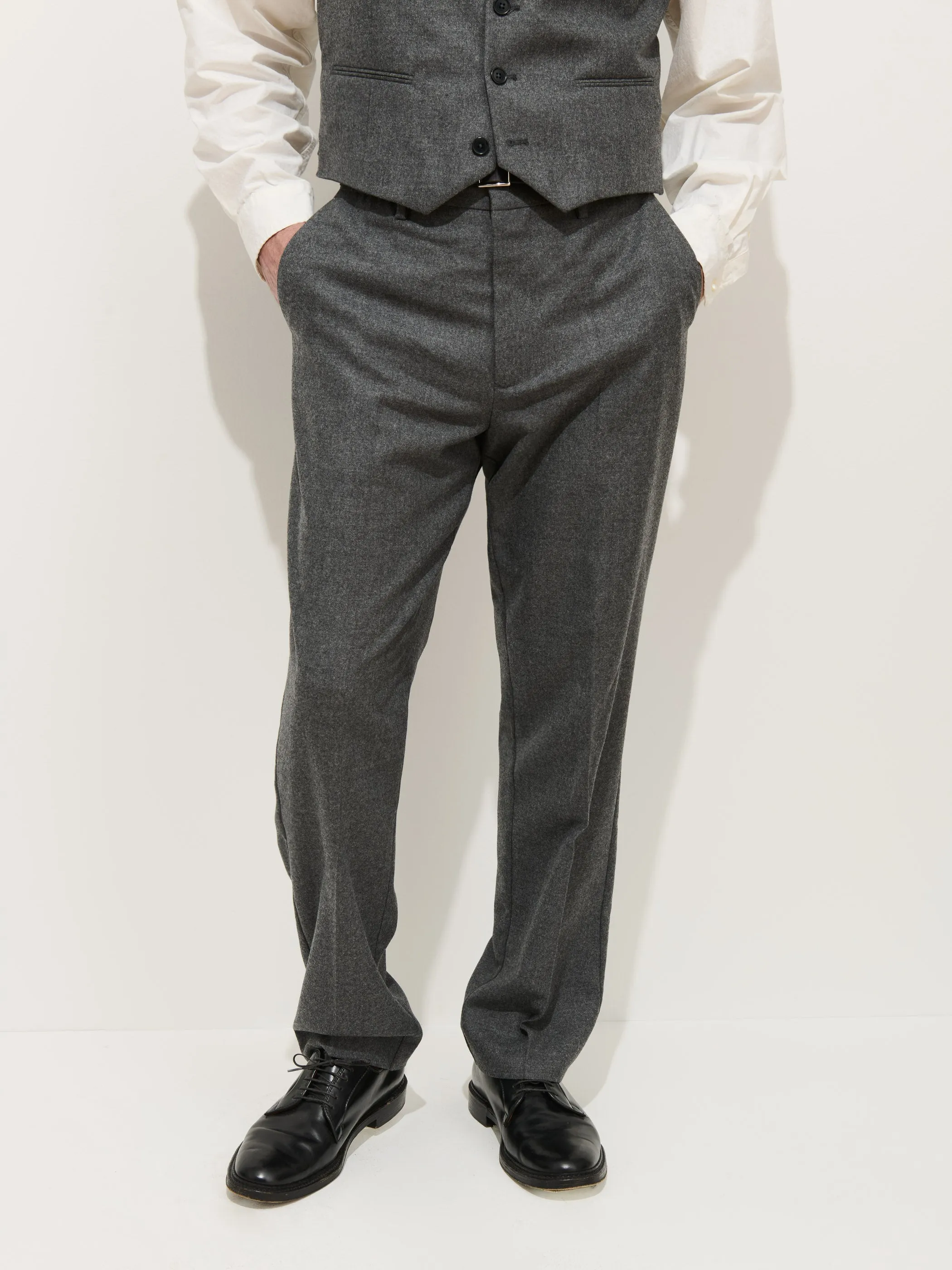 Cooper Trouser In Italian Wool sold by Alex Mill product image thumbnail 2