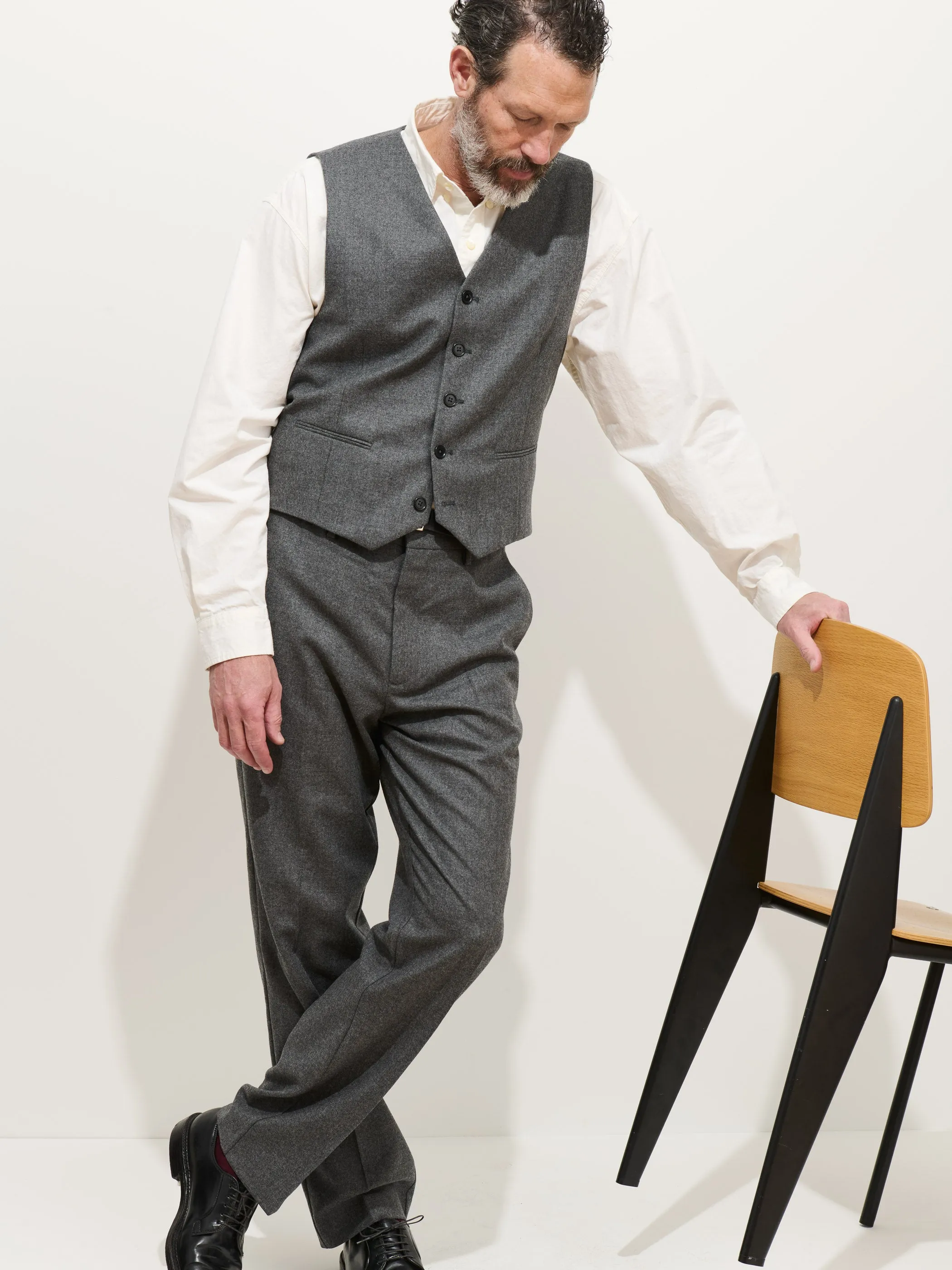 Cooper Vest In Italian Wool sold by Alex Mill product image thumbnail 3