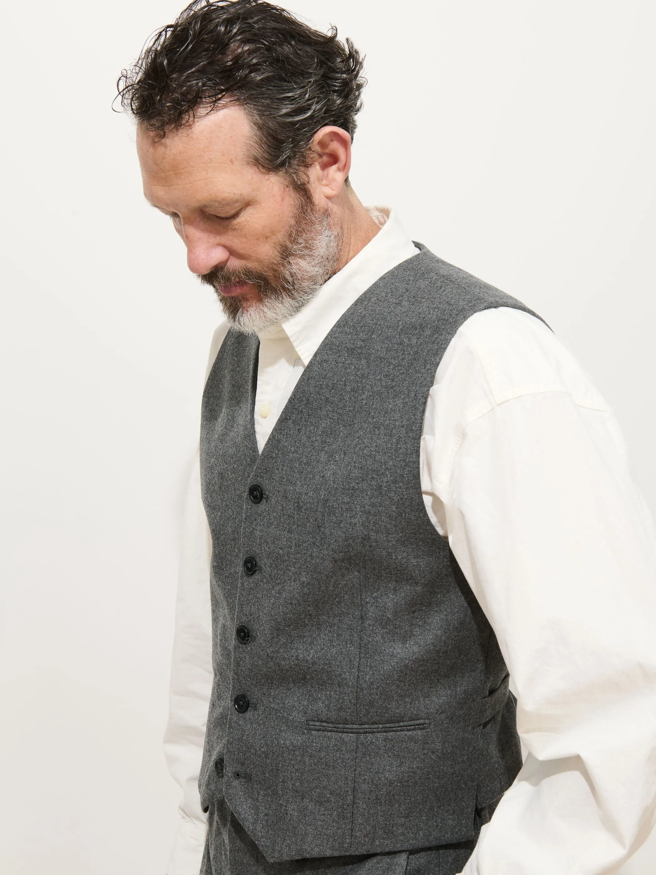 Cooper Vest In Italian Wool sold by Alex Mill product image thumbnail 5