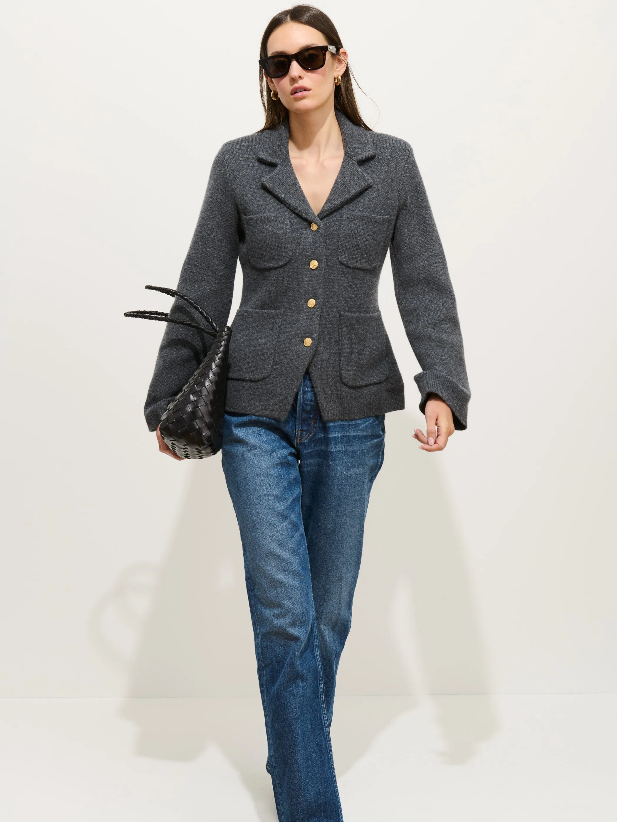 London Sweater Jacket sold by Alex Mill product image thumbnail 3