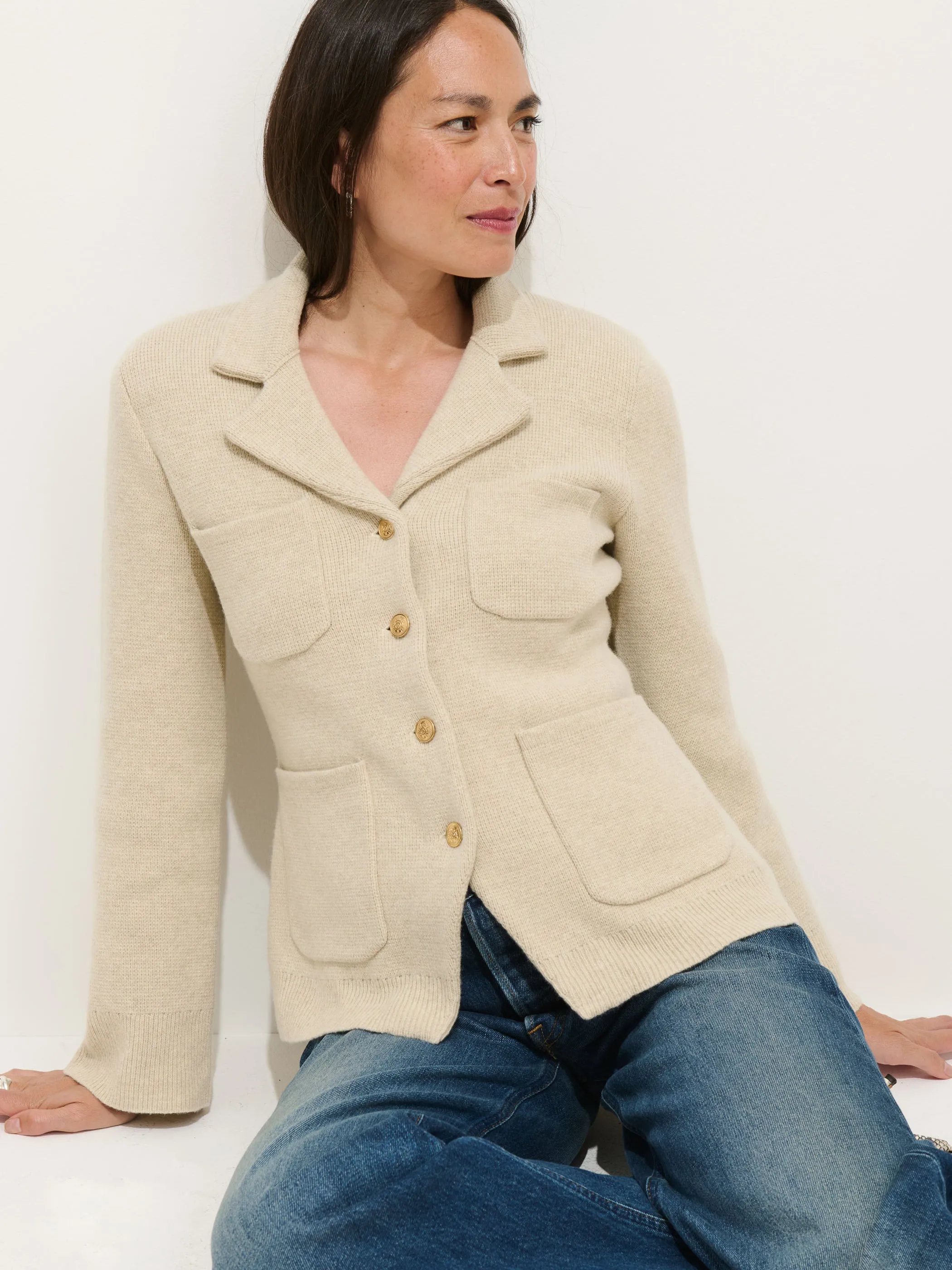 London Sweater Jacket sold by Alex Mill product image thumbnail 2