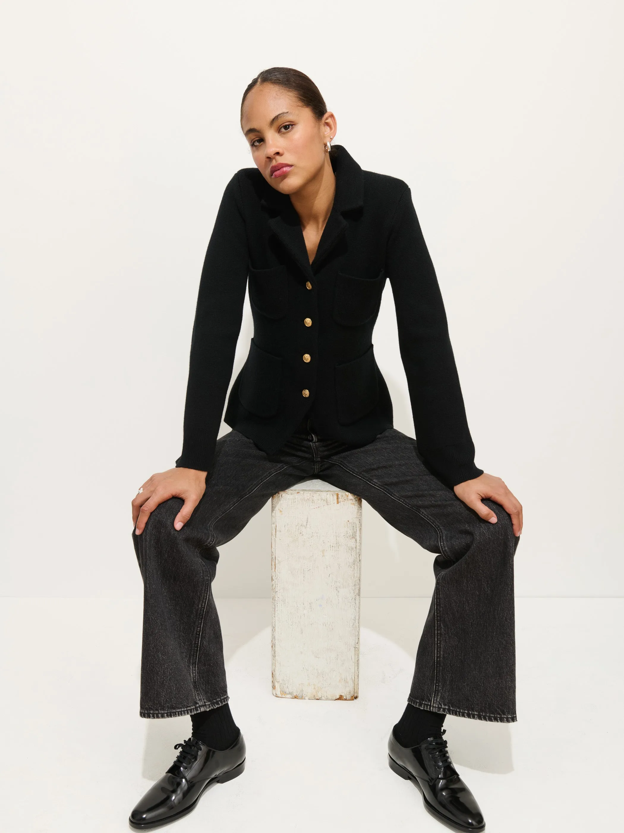 London Sweater Jacket sold by Alex Mill product image thumbnail 4