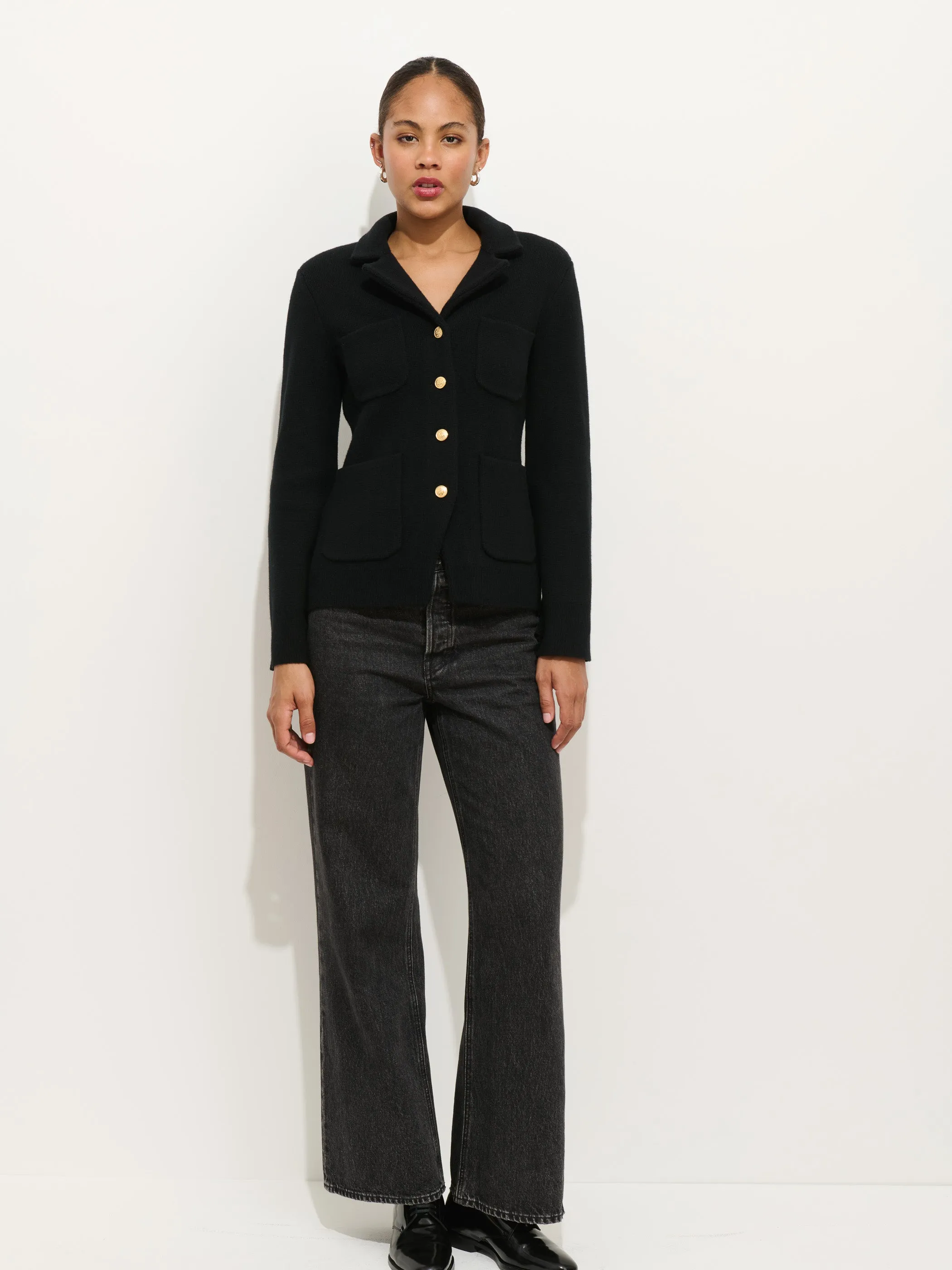 London Sweater Jacket sold by Alex Mill product image thumbnail 3