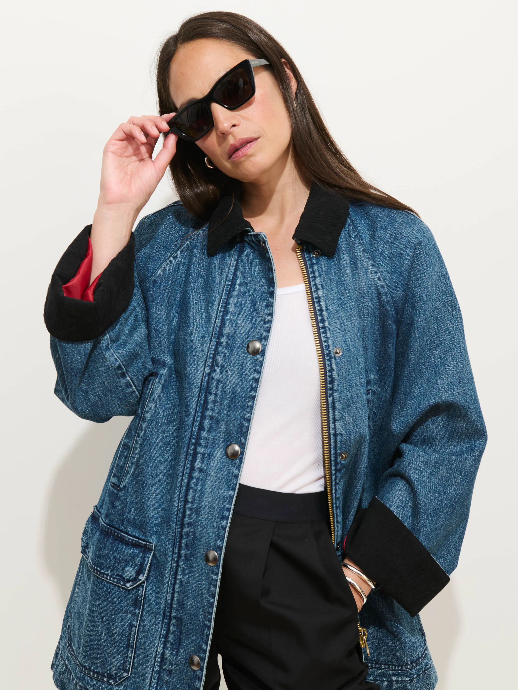 Chiltern Street Jacket In Denim sold by Alex Mill product image thumbnail 2