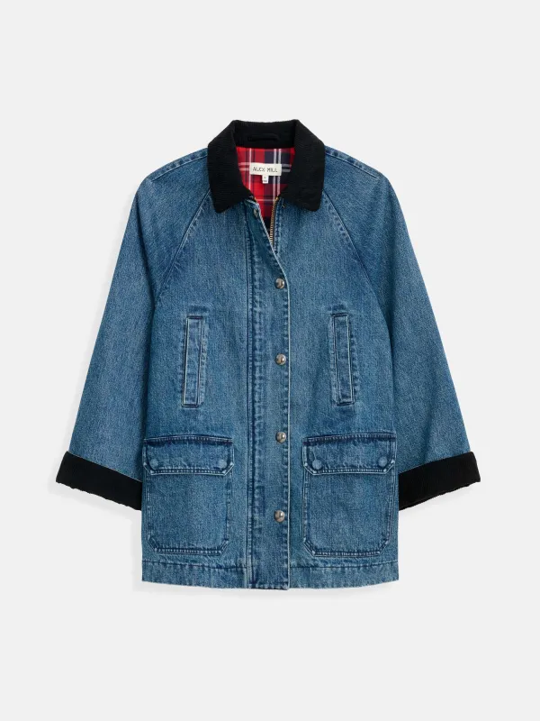 Chiltern Street Jacket In Denim sold by Alex Mill