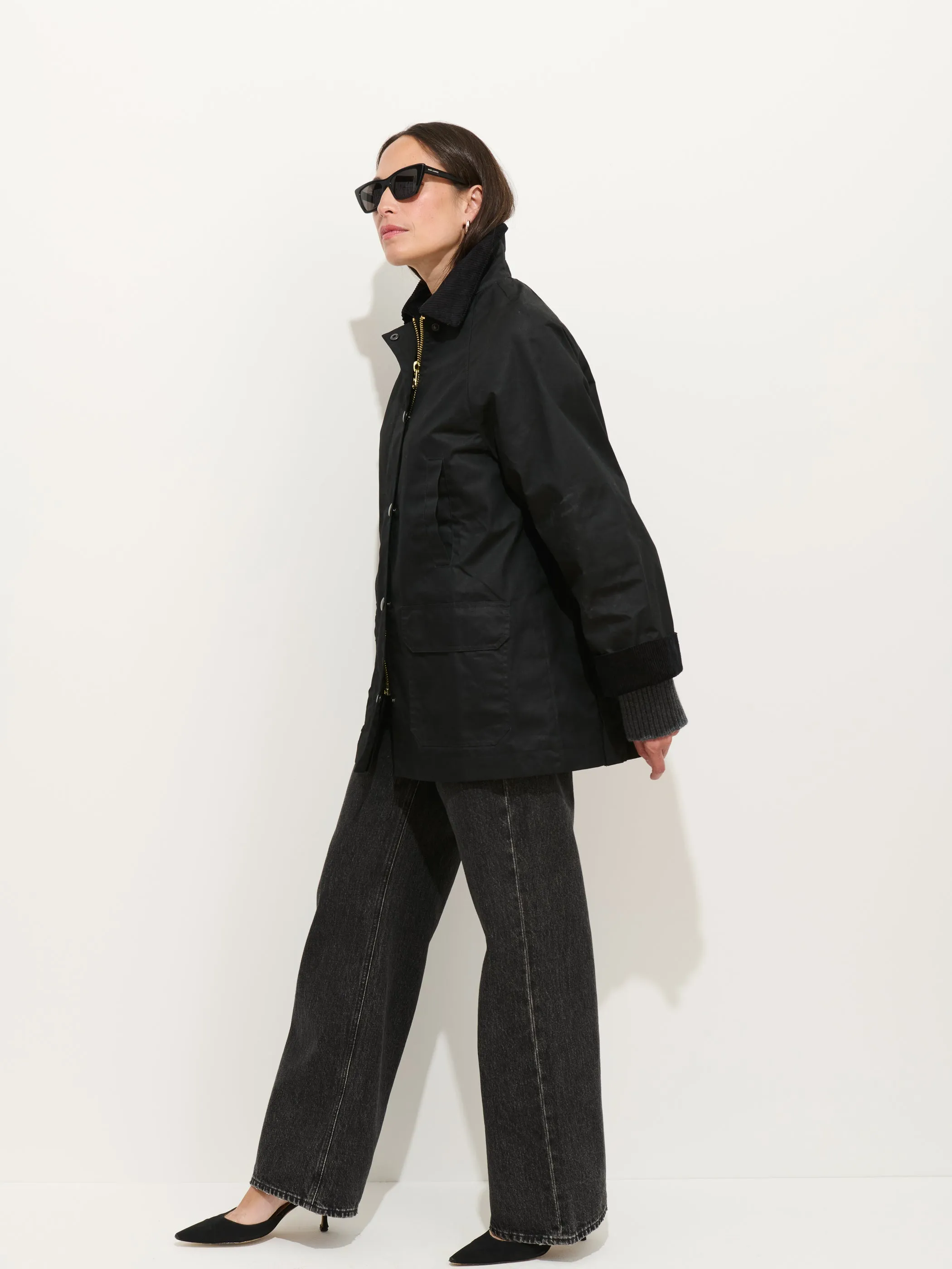 Chiltern Street Jacket In Waxed Cotton sold by Alex Mill product image thumbnail 4