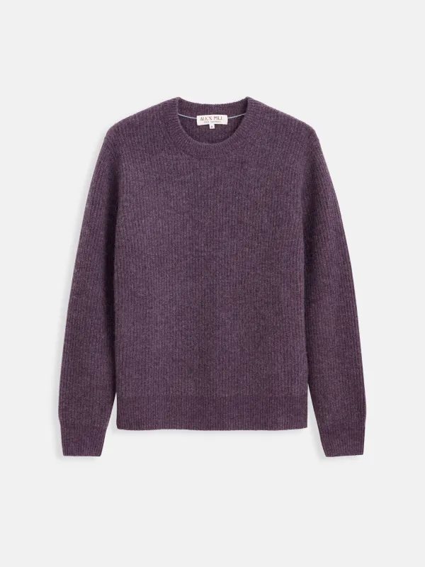 Jordan Sweater In Washed Cashmere sold by Alex Mill