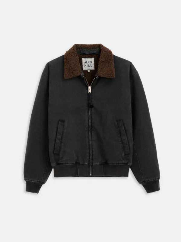 Flight Jacket In Canvas sold by Alex Mill