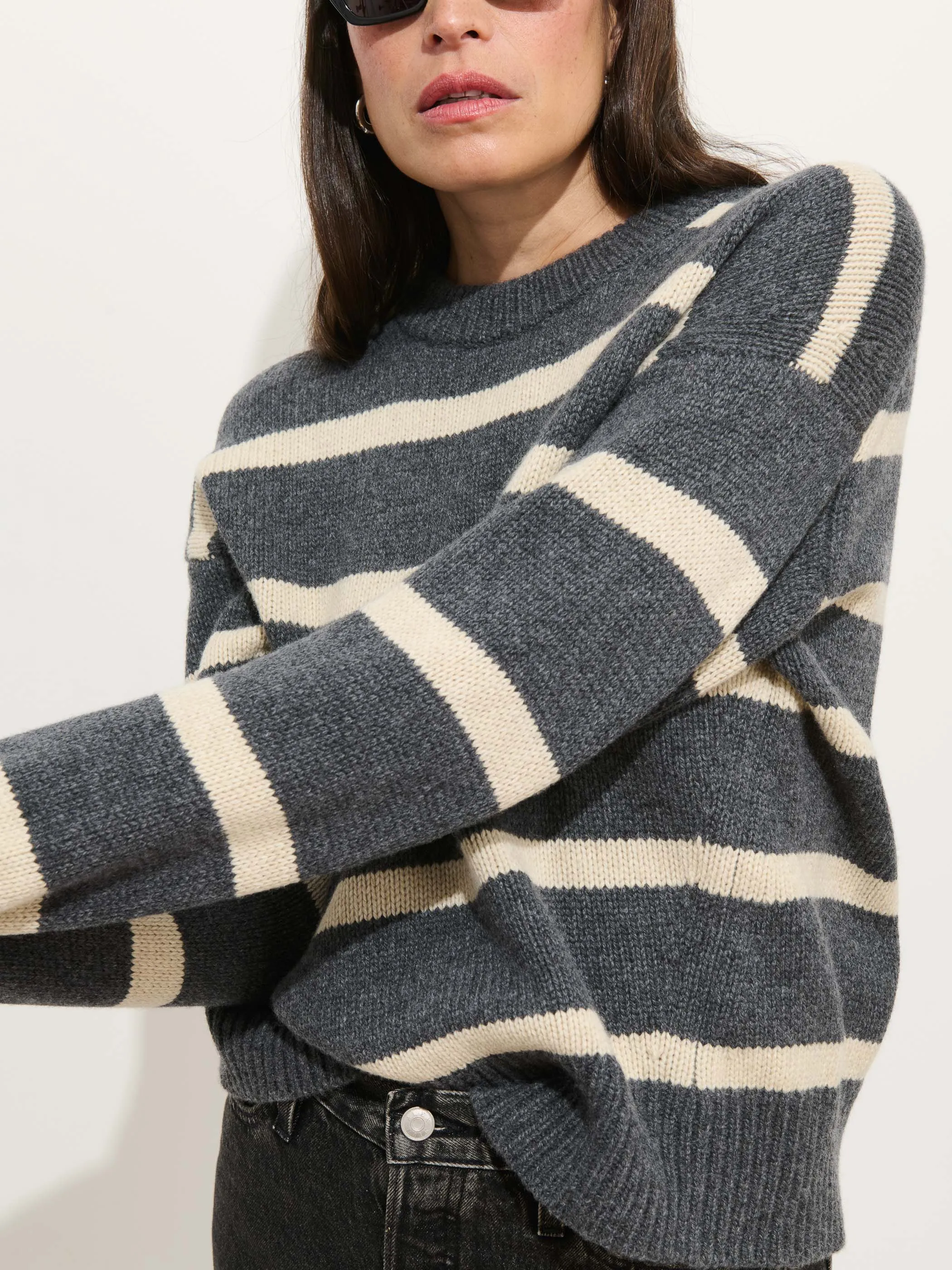 Striped Nottinghill Sweater sold by Alex Mill product image thumbnail 3