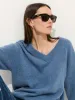 Rowan V-Neck Sweater In Cashmere sold by Alex Mill