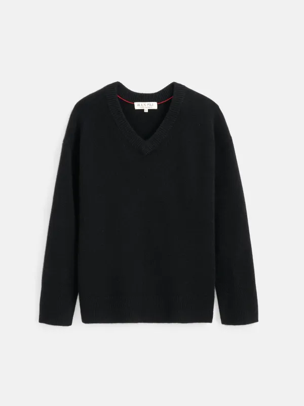 Rowan V-Neck Sweater In Cashmere sold by Alex Mill