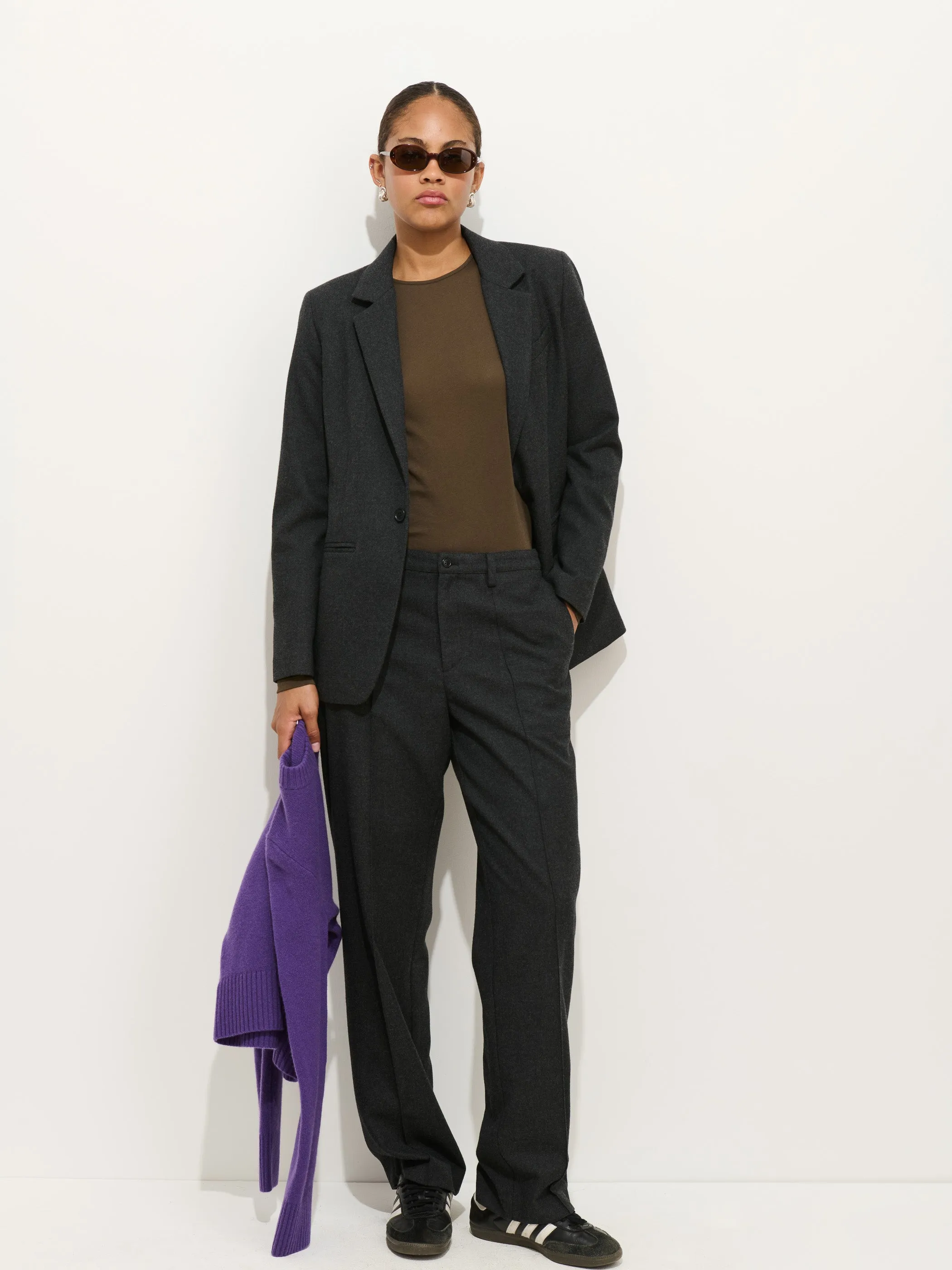 Soho Trouser In Wool sold by Alex Mill product image thumbnail 2