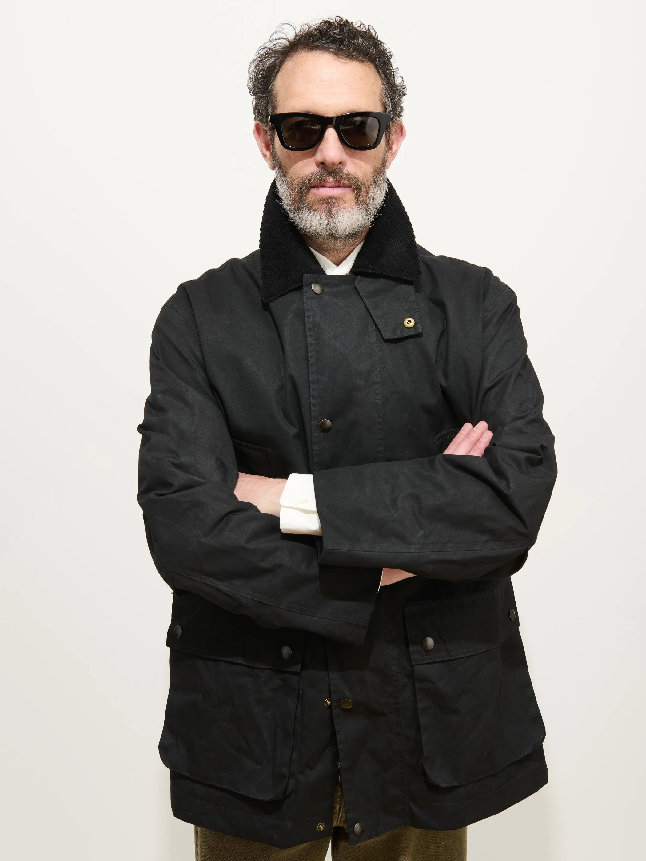 Regent Jacket In Waxed Cotton sold by Alex Mill product image thumbnail 4