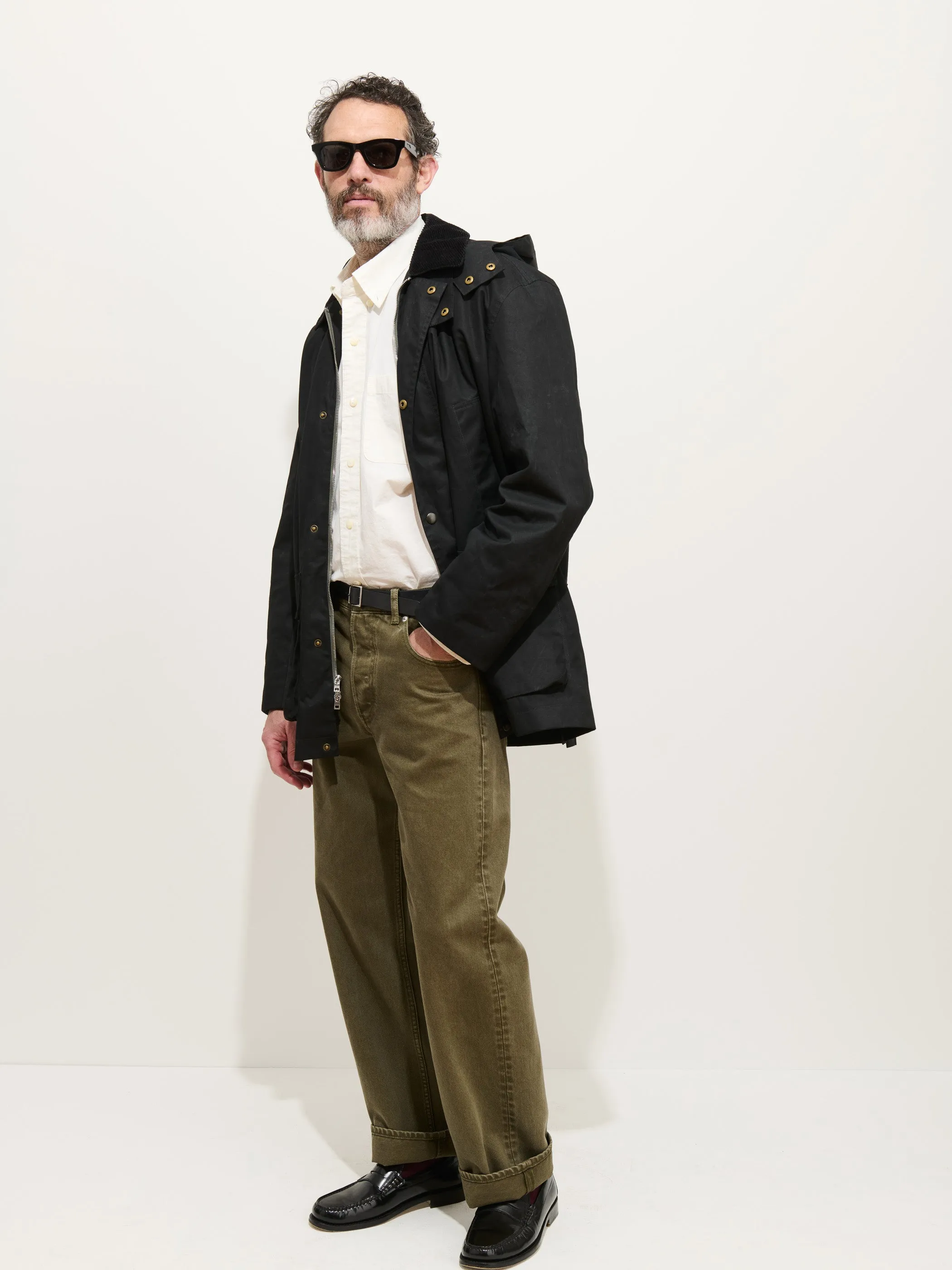 Regent Jacket In Waxed Cotton sold by Alex Mill product image thumbnail 5