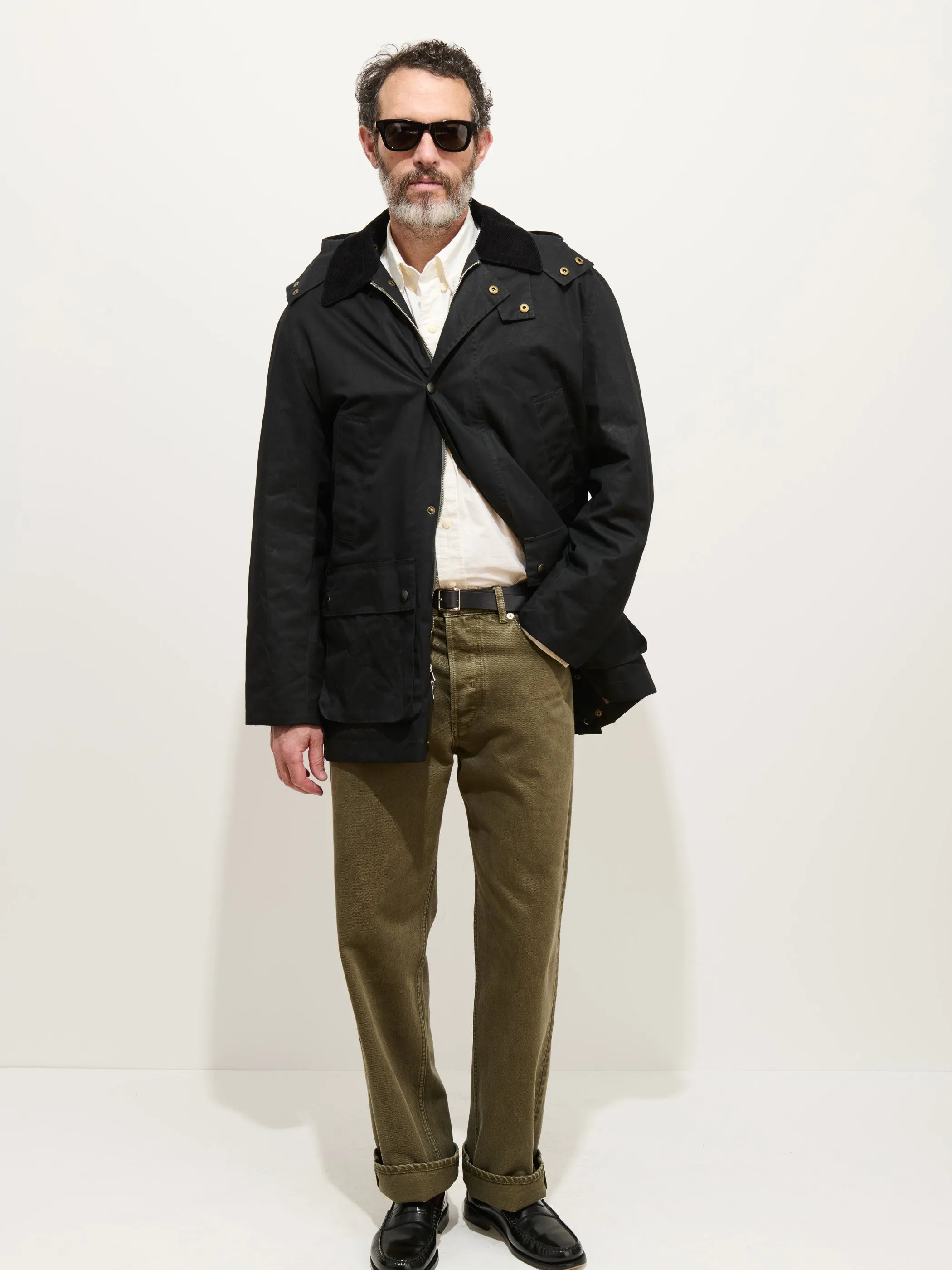 Regent Jacket In Waxed Cotton sold by Alex Mill product image thumbnail 2