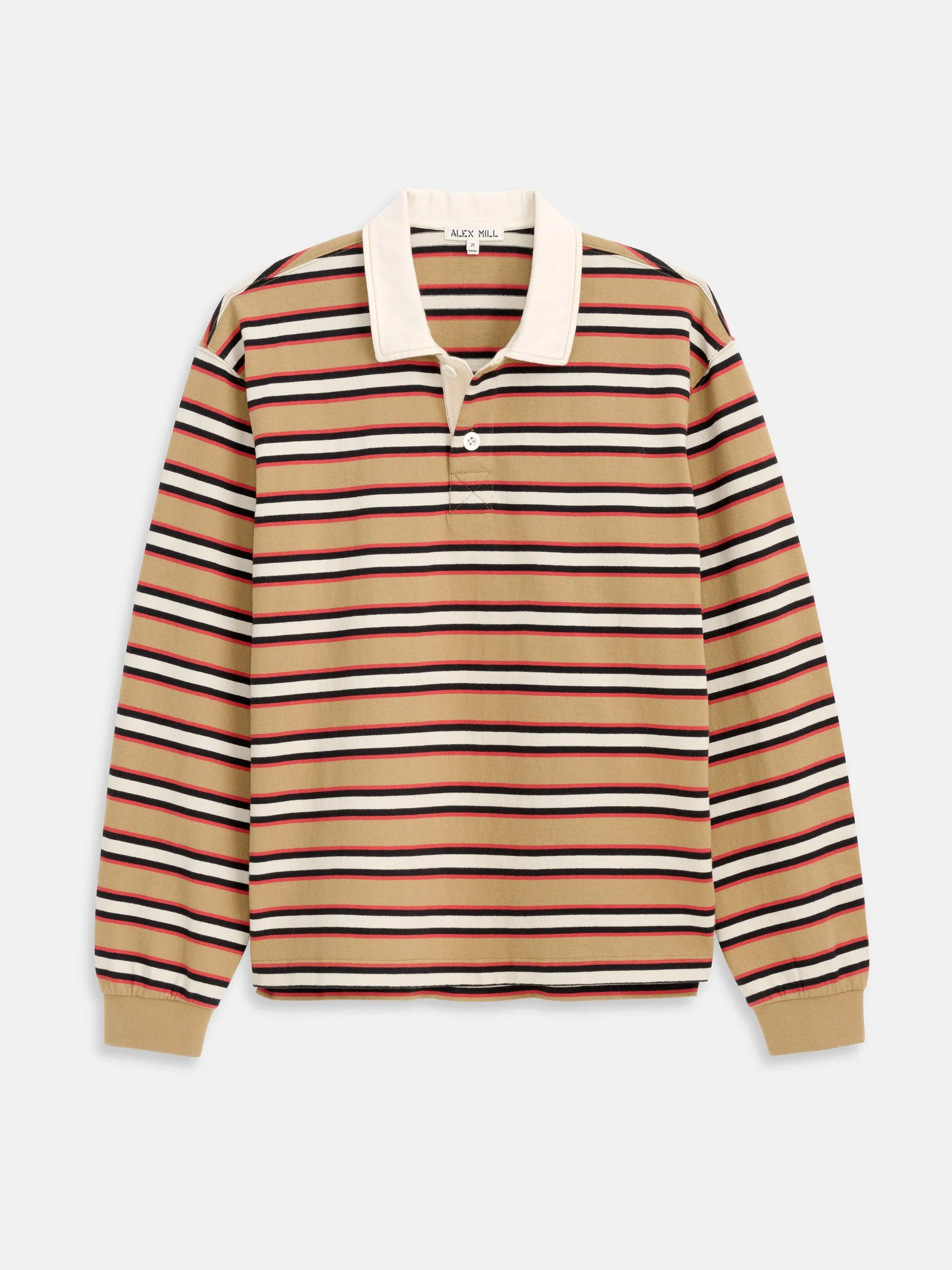 Rugby Striped Shirt In Cotton Jersey sold by Alex Mill