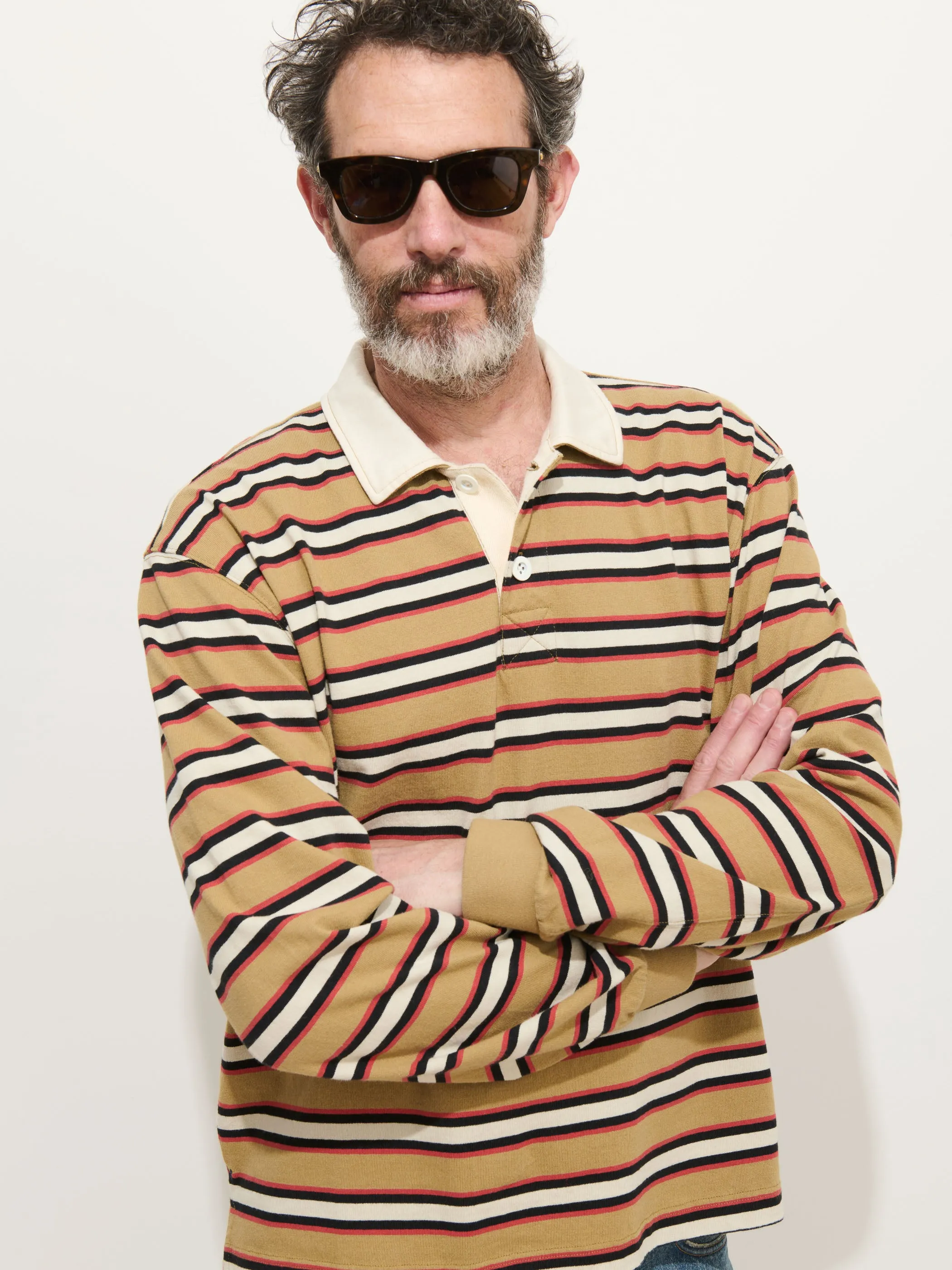 Rugby Striped Shirt In Cotton Jersey sold by Alex Mill product image thumbnail 2