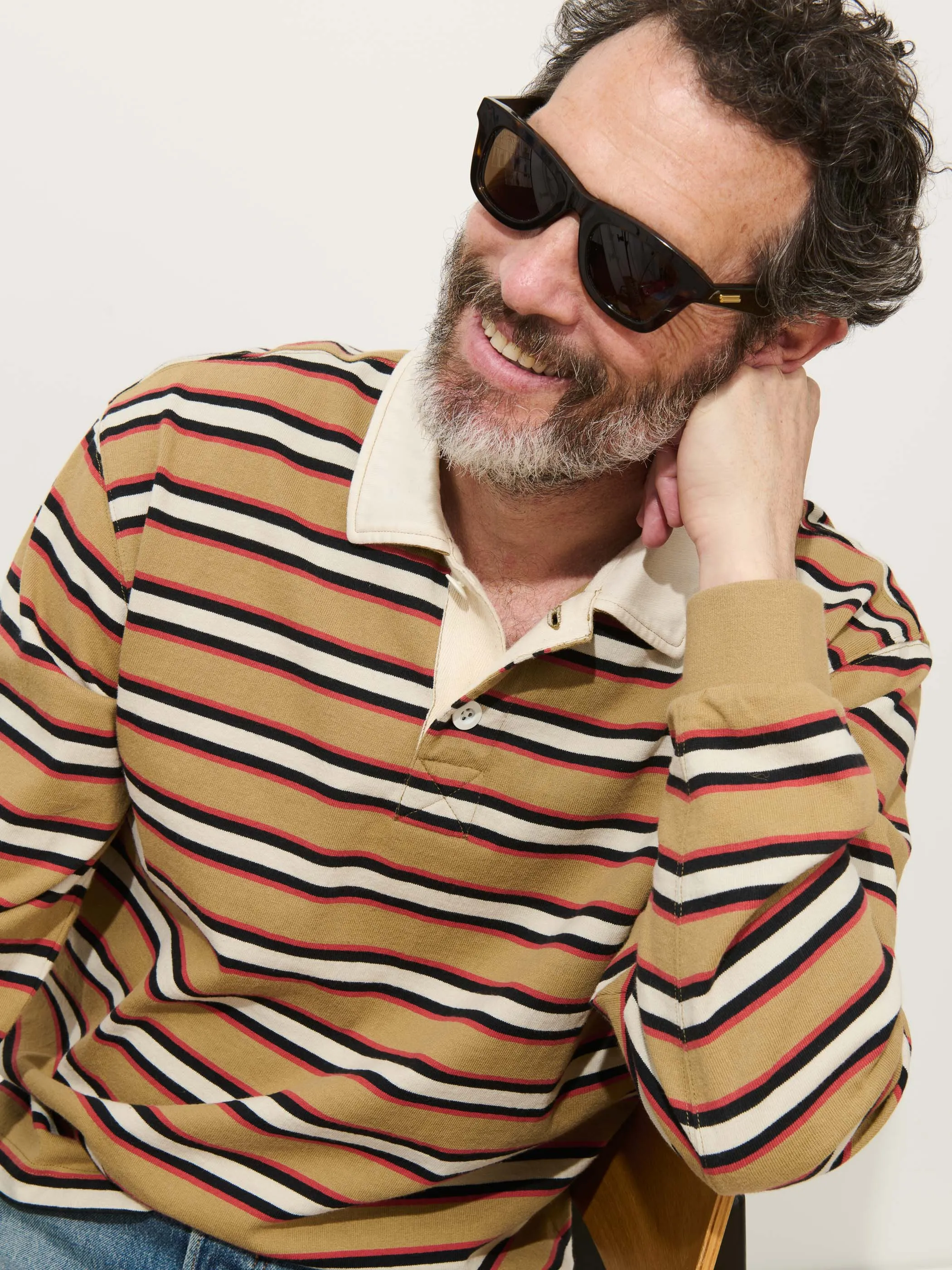 Rugby Striped Shirt In Cotton Jersey sold by Alex Mill product image thumbnail 4