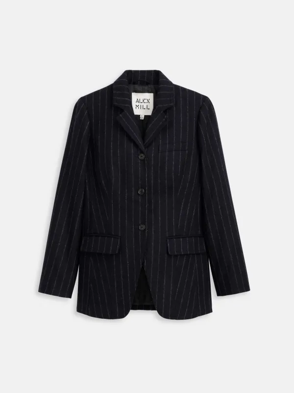 Chalkstripe Primrose Blazer In Wool sold by Alex Mill