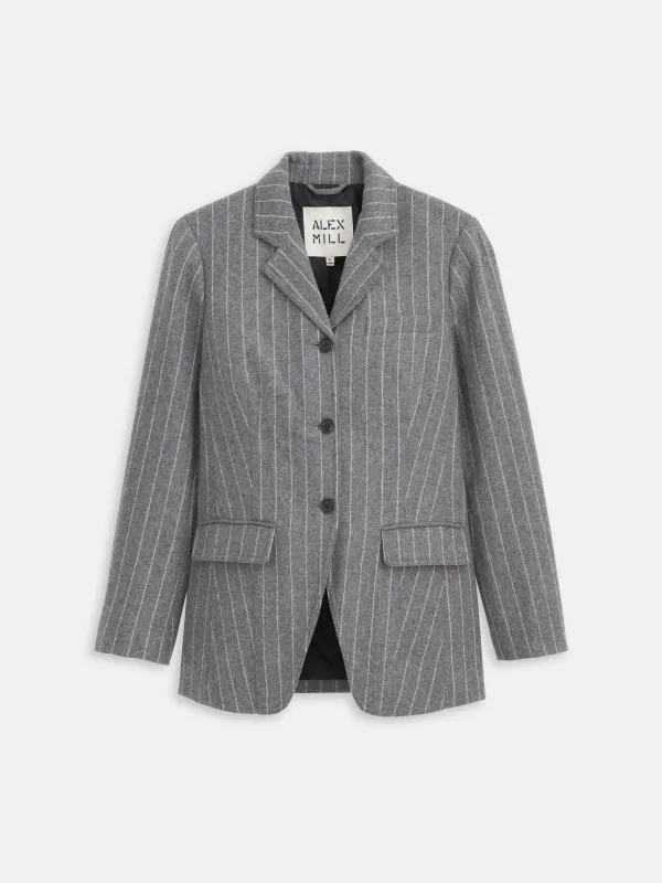 Chalkstripe Primrose Blazer In Wool sold by Alex Mill