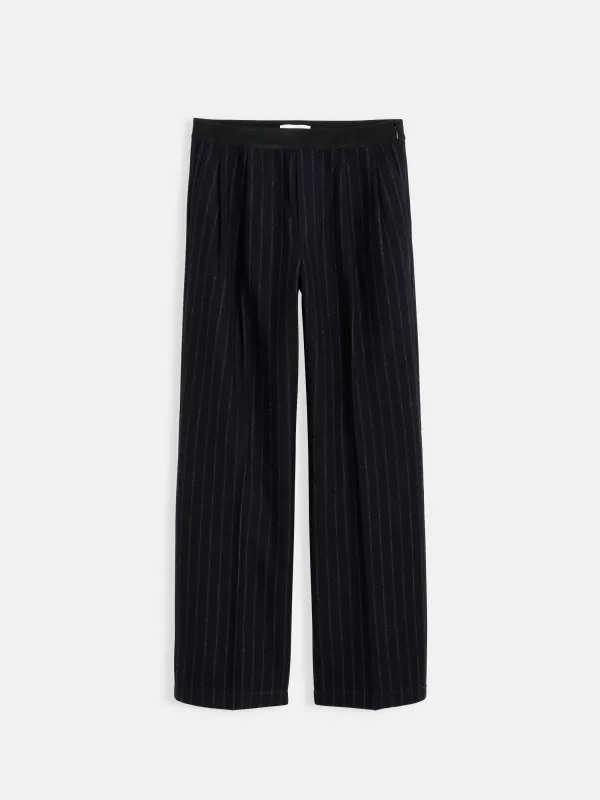 Primrose Pleated Trouser In Wool sold by Alex Mill