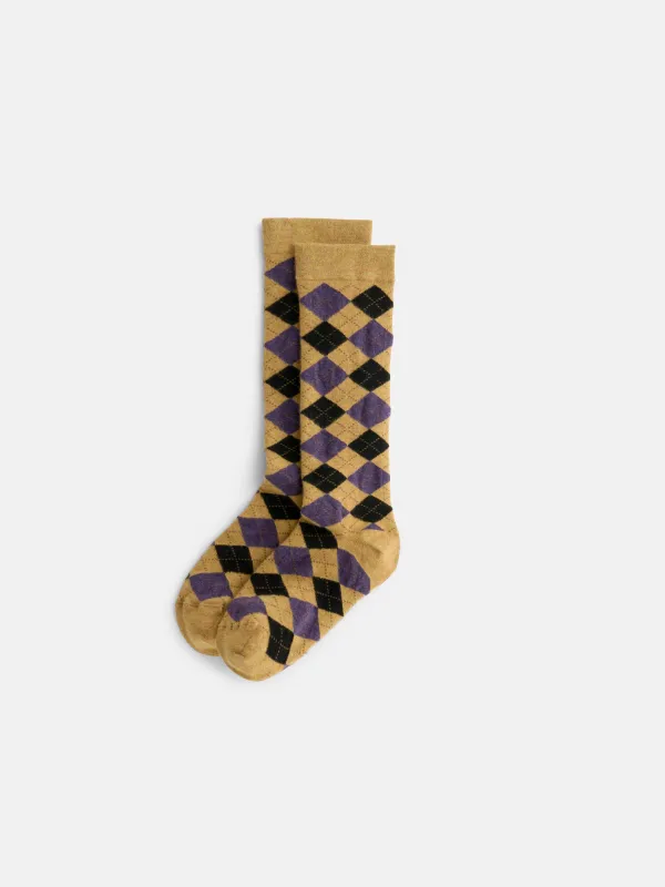 Maria La Rosa Harlekin Argyle Socks sold by Alex Mill