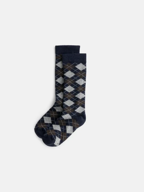Maria La Rosa Harlekin Argyle Socks sold by Alex Mill