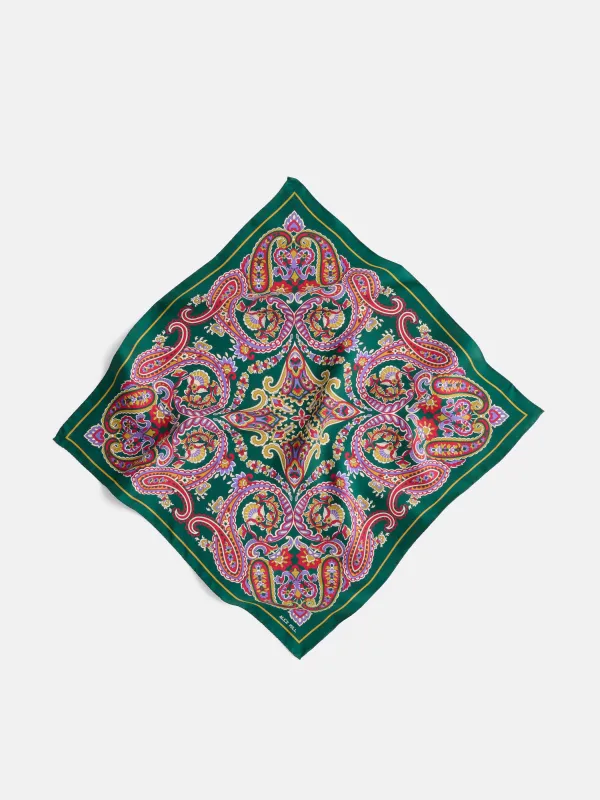 Paisley Scarf In Silk sold by Alex Mill