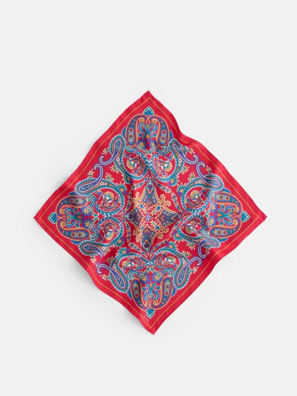 Paisley Scarf In Silk sold by Alex Mill