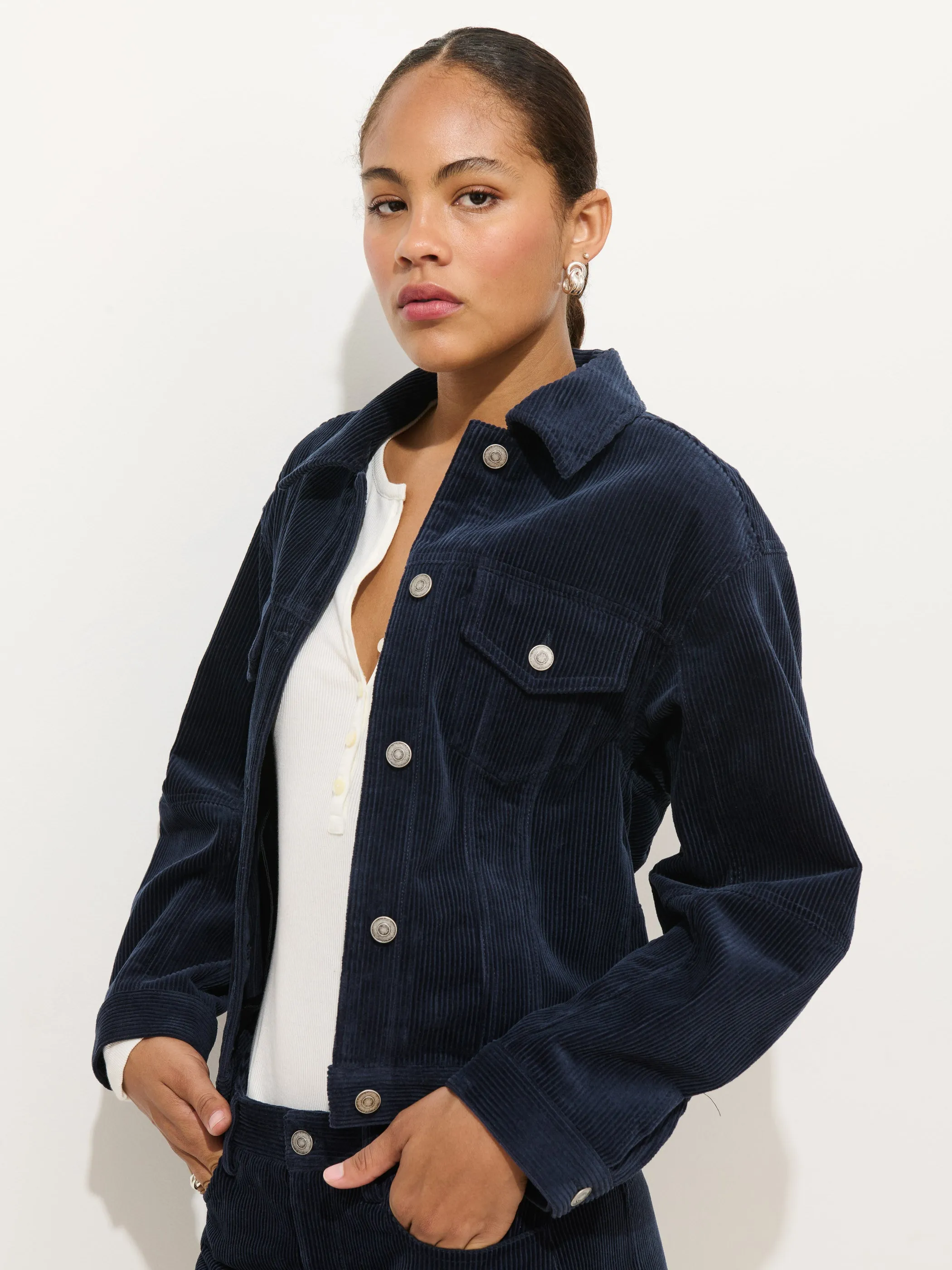 Camden Rider Jacket In Corduroy sold by Alex Mill product image thumbnail 4