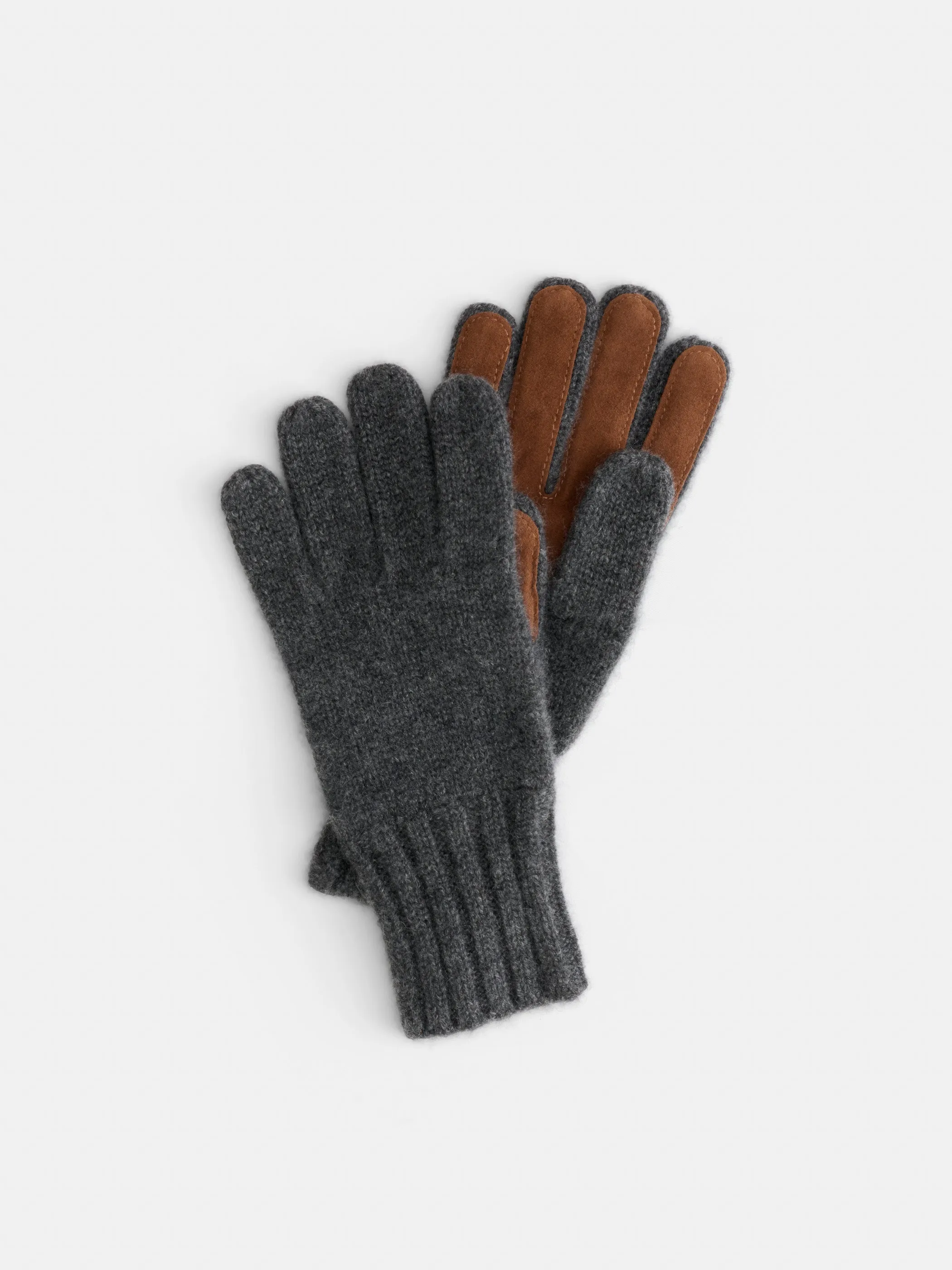 Cashmere Leather Patch Gloves sold by Alex Mill
