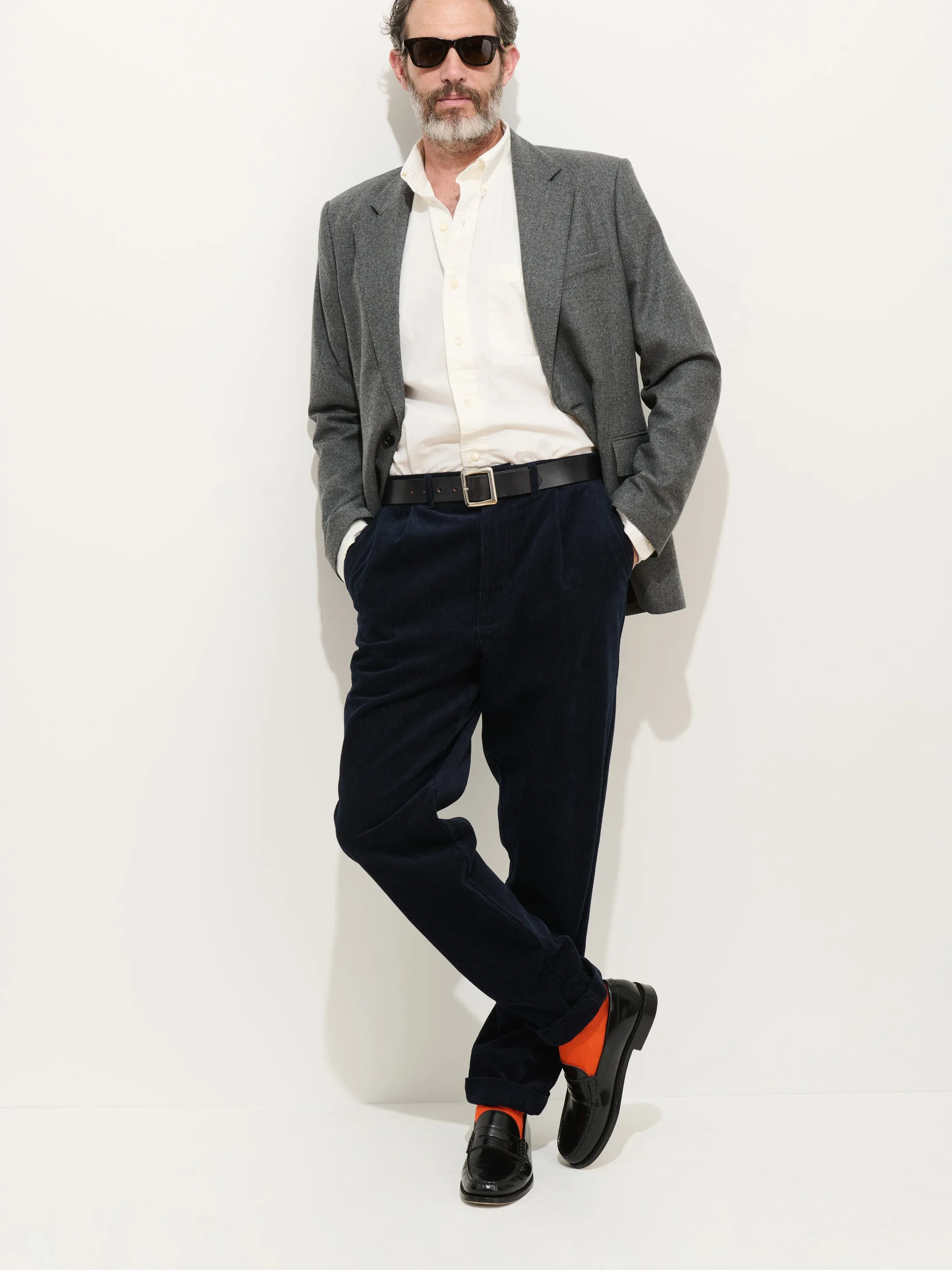 Standard Pleated Pant In Cord sold by Alex Mill product image thumbnail 5