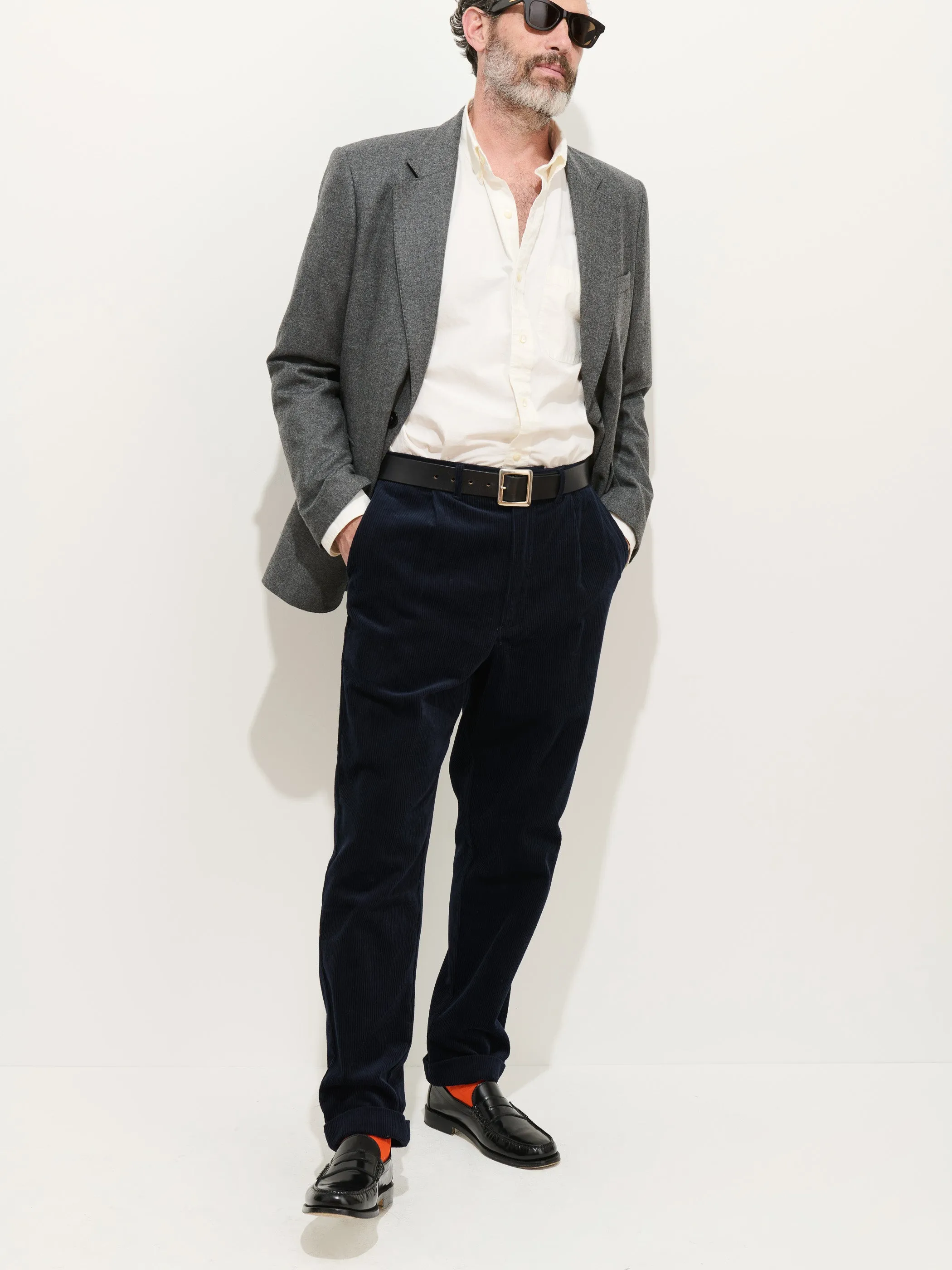 Standard Pleated Pant In Cord sold by Alex Mill product image thumbnail 2