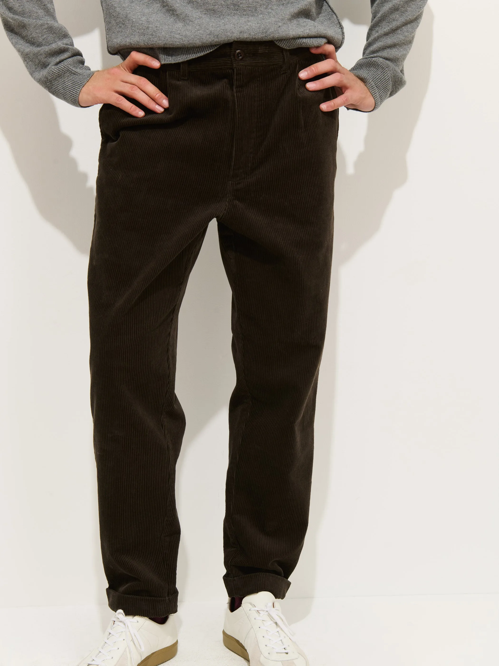 Standard Pleated Pant In Cord sold by Alex Mill product image thumbnail 3
