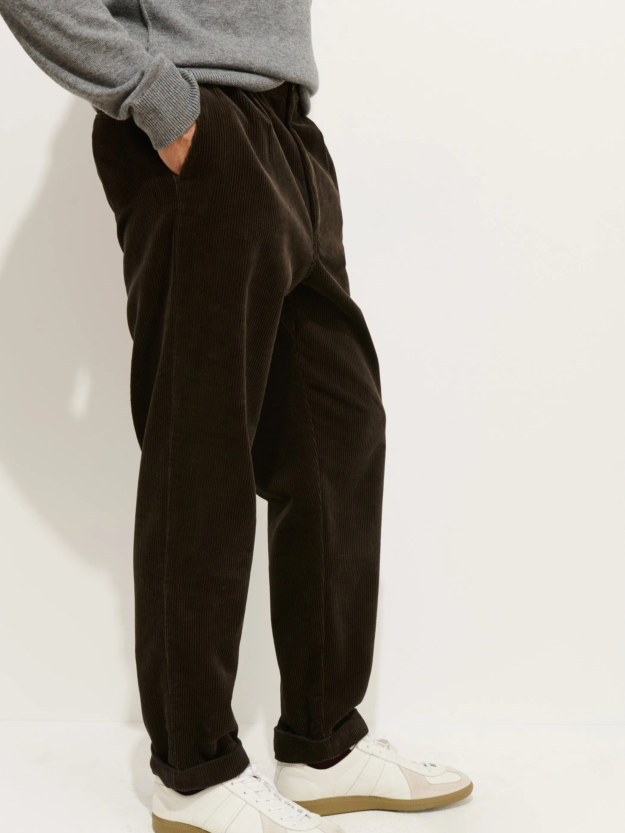 Standard Pleated Pant In Cord sold by Alex Mill product image thumbnail 4